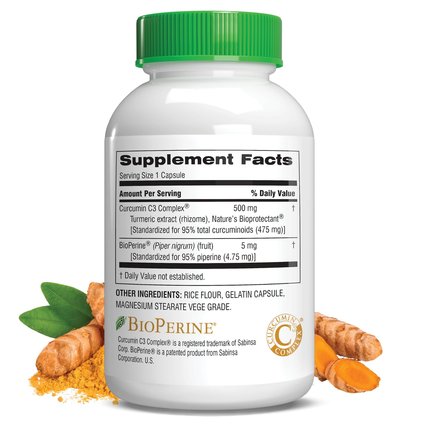 Botanic Choice Curcumin C3 Complex with Bioperine Capsule 30 Count