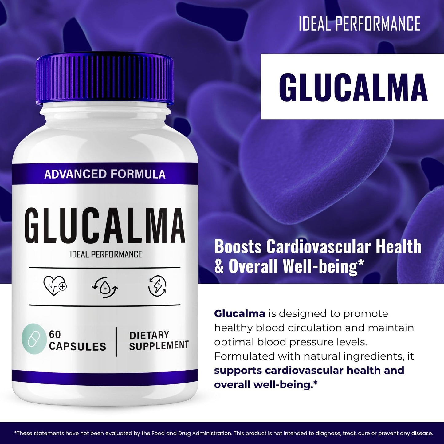 IDEAL PERFORMANCE Glucalma Capsules 60 Capsules
