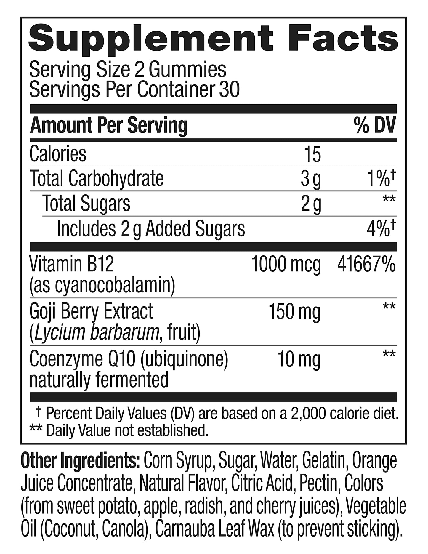 OLLY Extra Strength Daily Energy Gummy, 120 Gummies