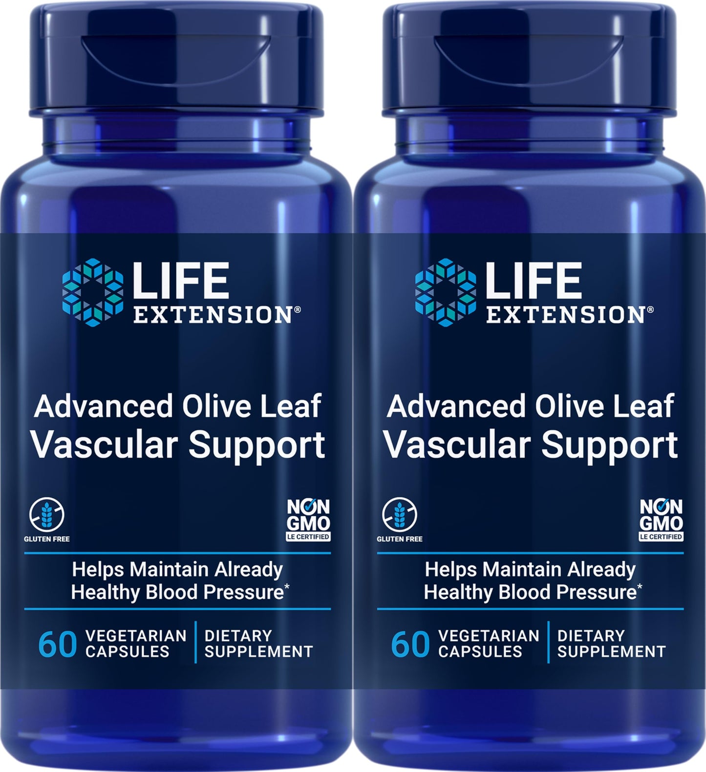 Life Extension Advanced Olive Leaf Vascular Support Capsules 2-Pack