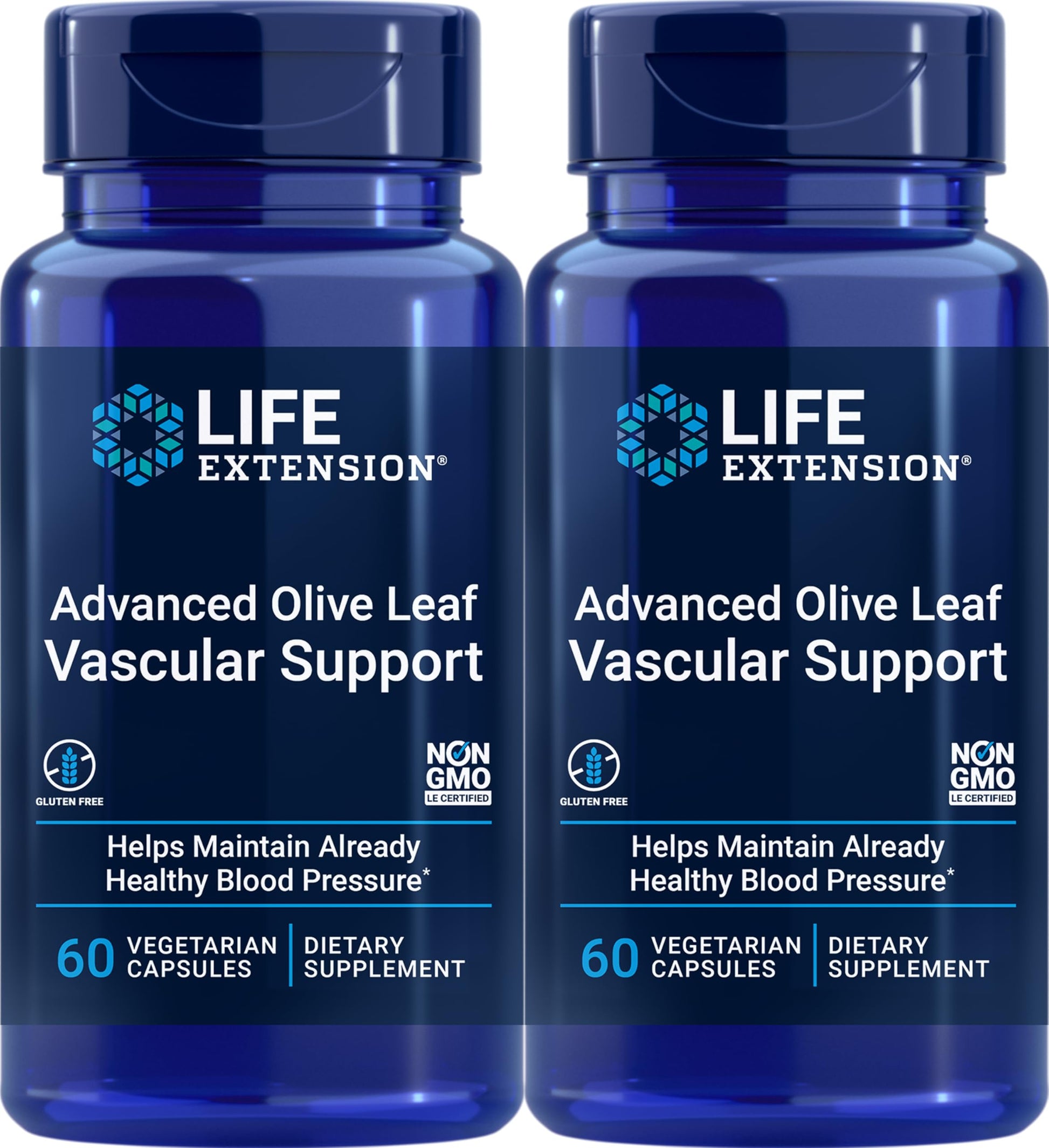 Life Extension Advanced Olive Leaf Vascular Support Capsules 2-Pack