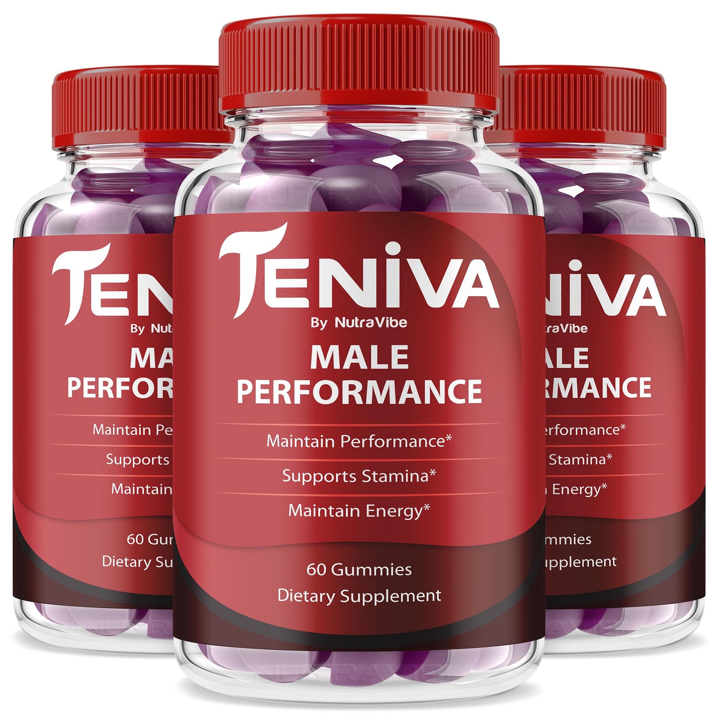 NutraVibe Teniva Gummies Gummy, 180 Count
