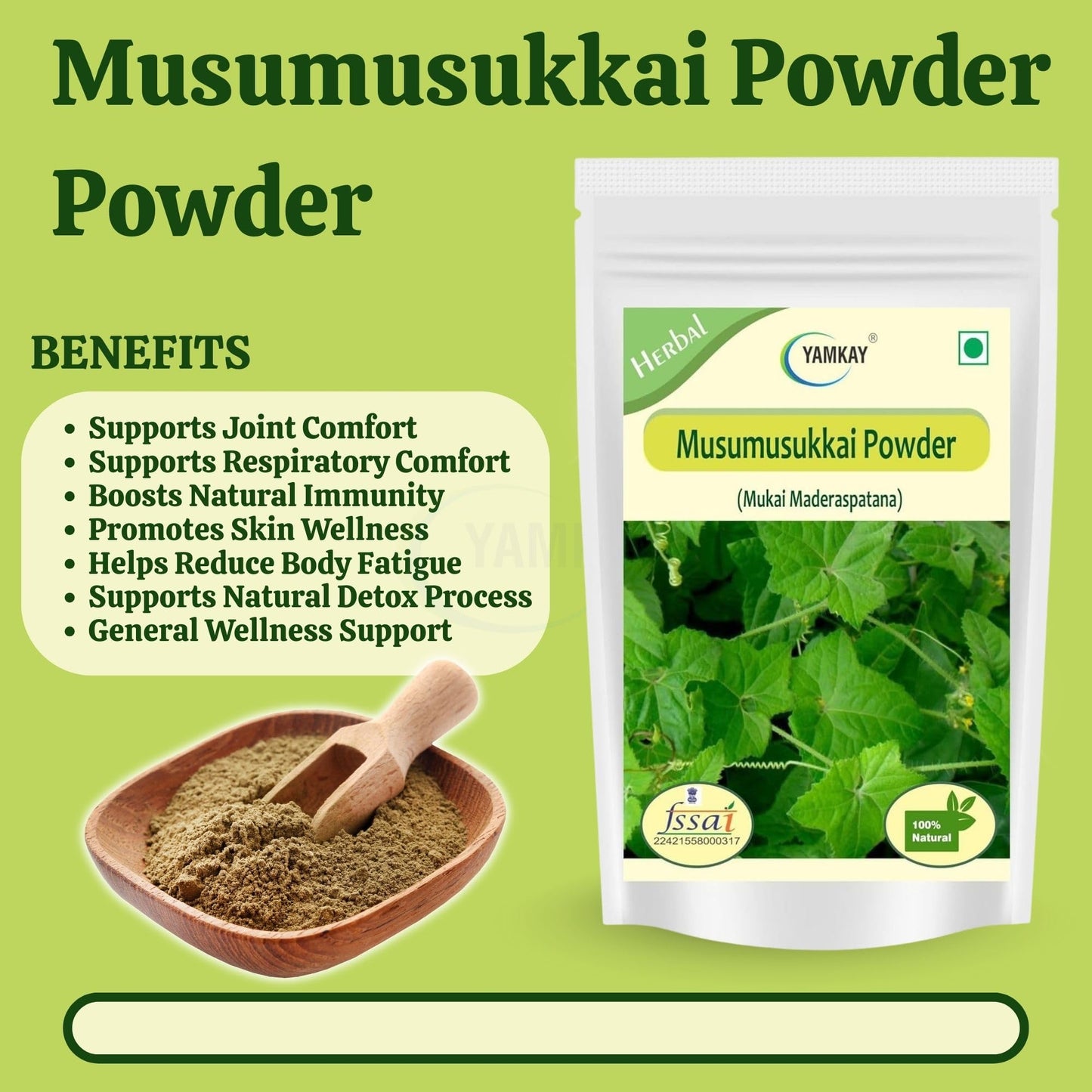 YAMKAY Musumusukkai Powder, 1 Ounce
