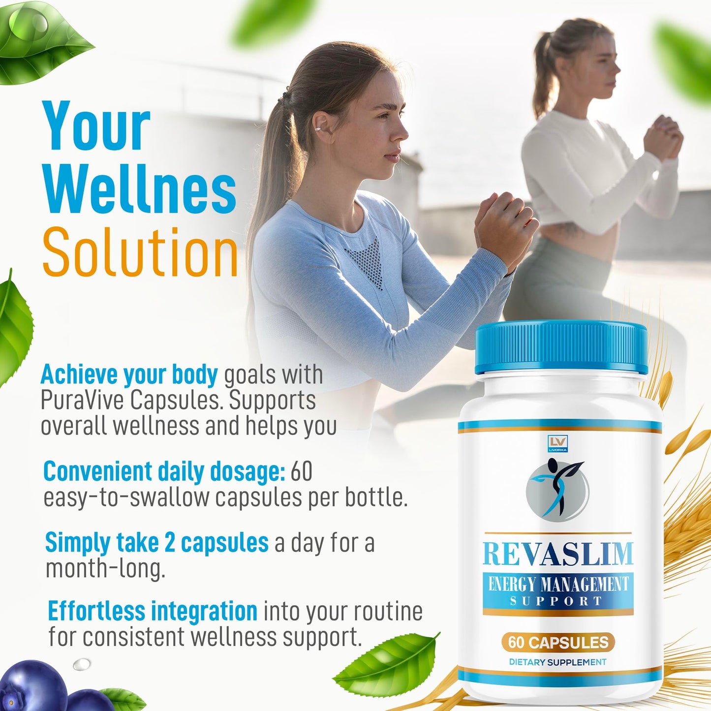 LIVORKA Revaslim Advanced Formula, 120 Capsules