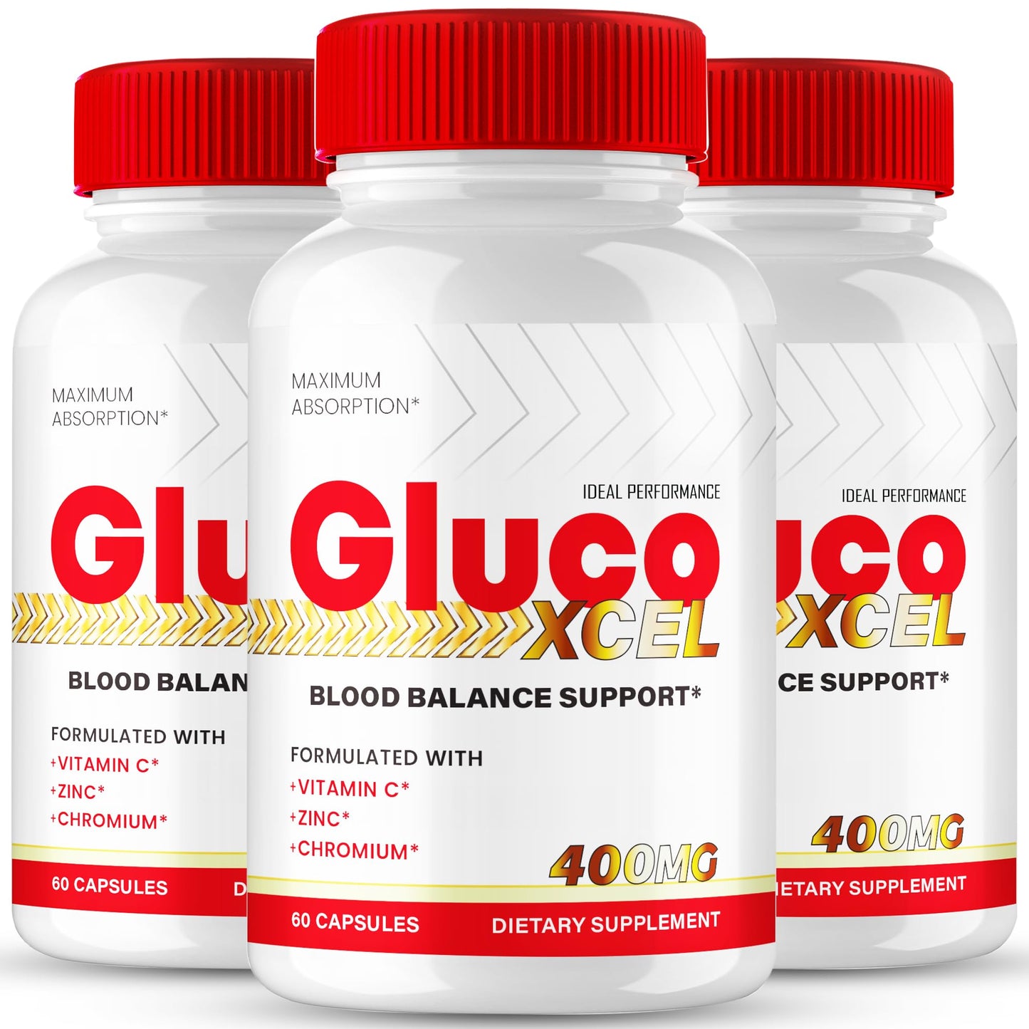IDEAL PERFORMANCE GlucoXcel Capsules 180 Count