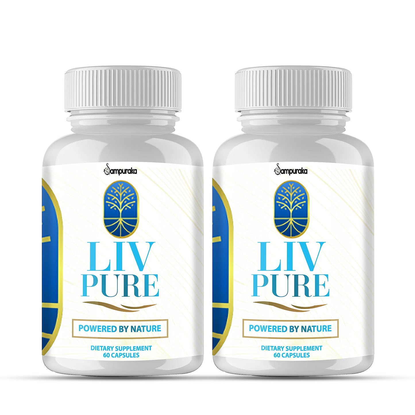 Sampuraka Liv Pure New Advanced Formula Supplement Capsules, 120 Count