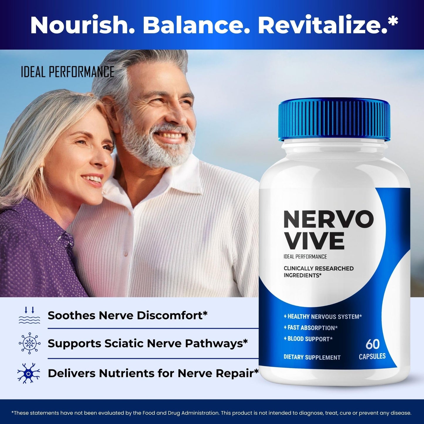 IDEAL PERFORMANCE NervoVive 60 Capsules