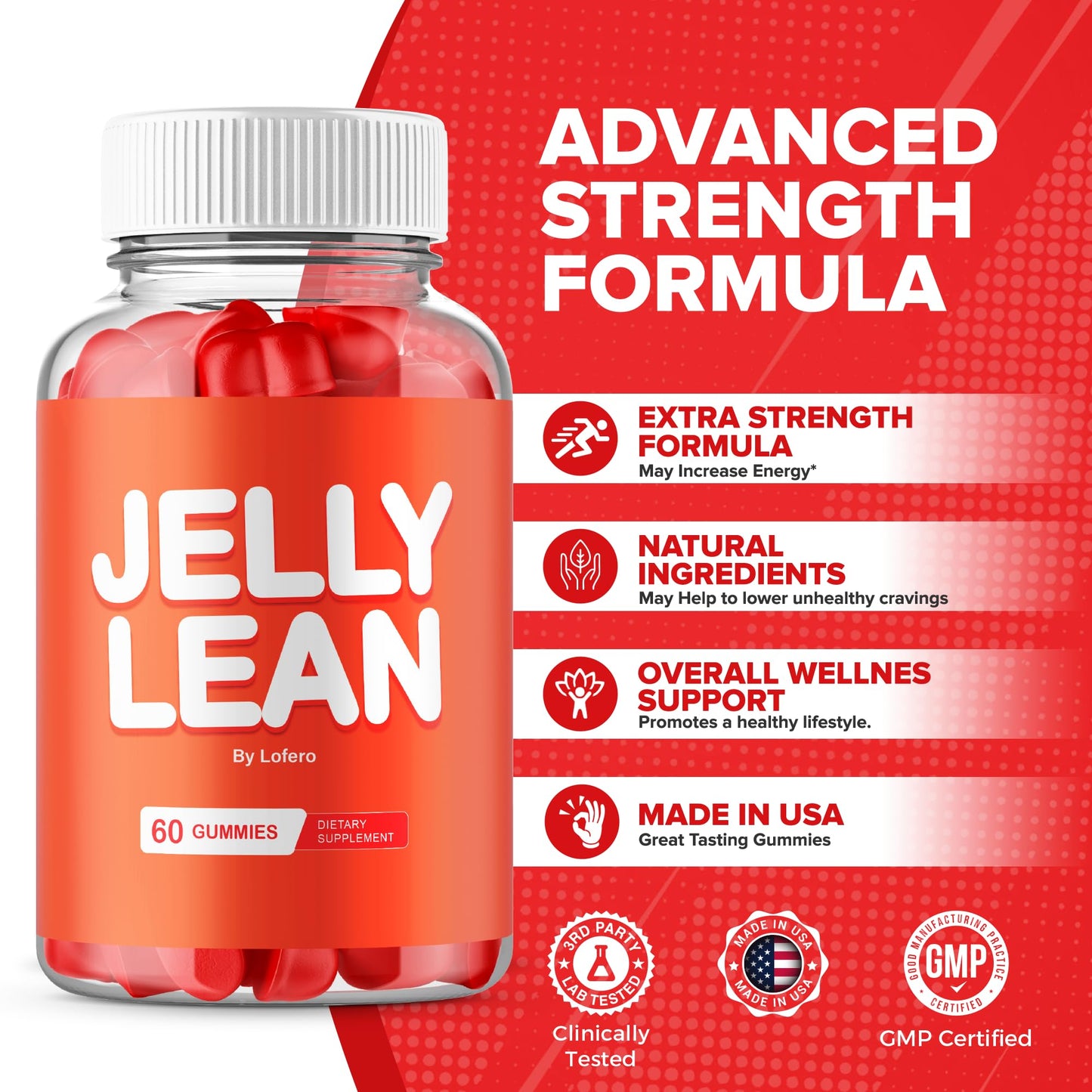 Lofero Jelly Lean Gummies 120 Gummies
