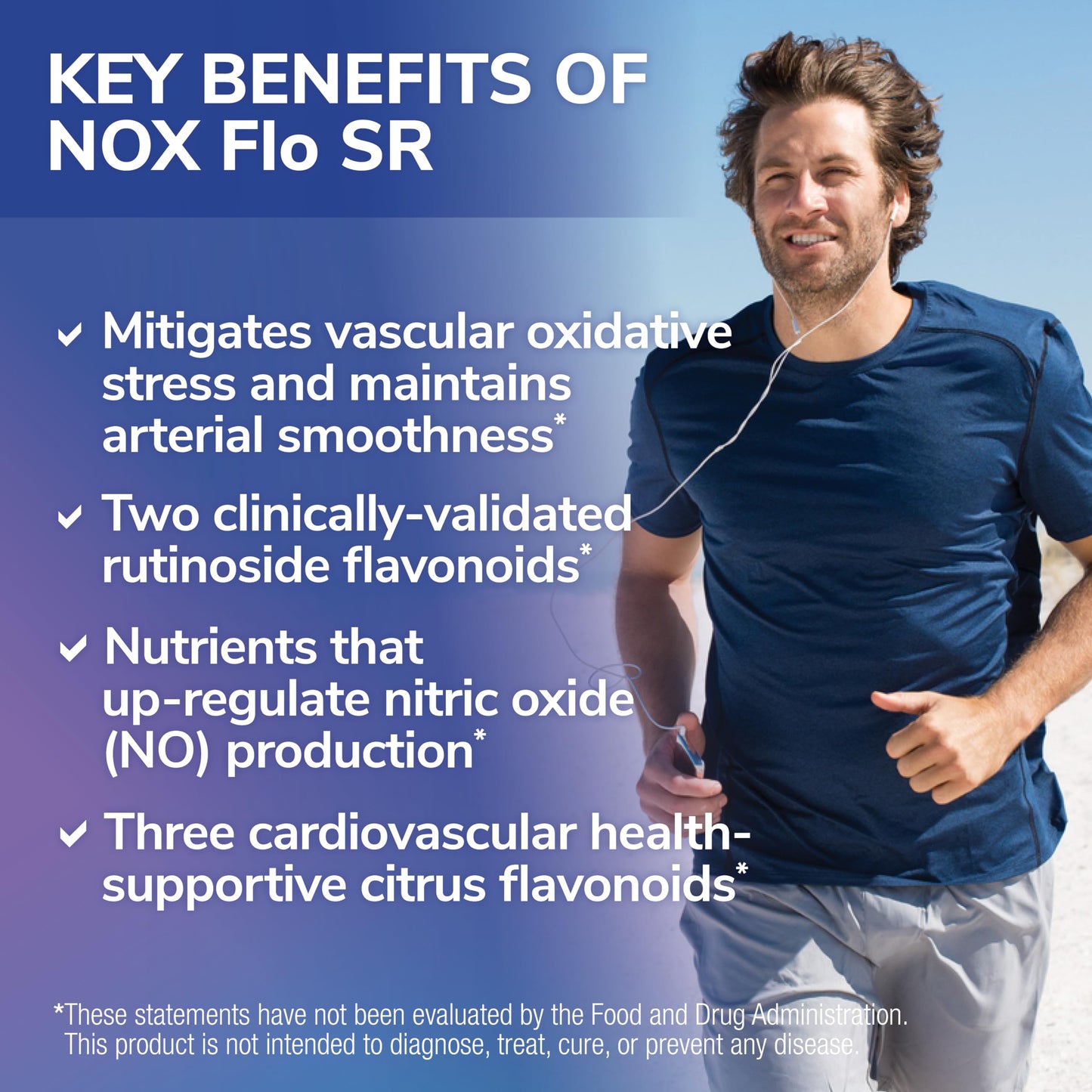 Tesseract Medical Research NOX Flo SR Nitric Oxide Booster 120 Capsules