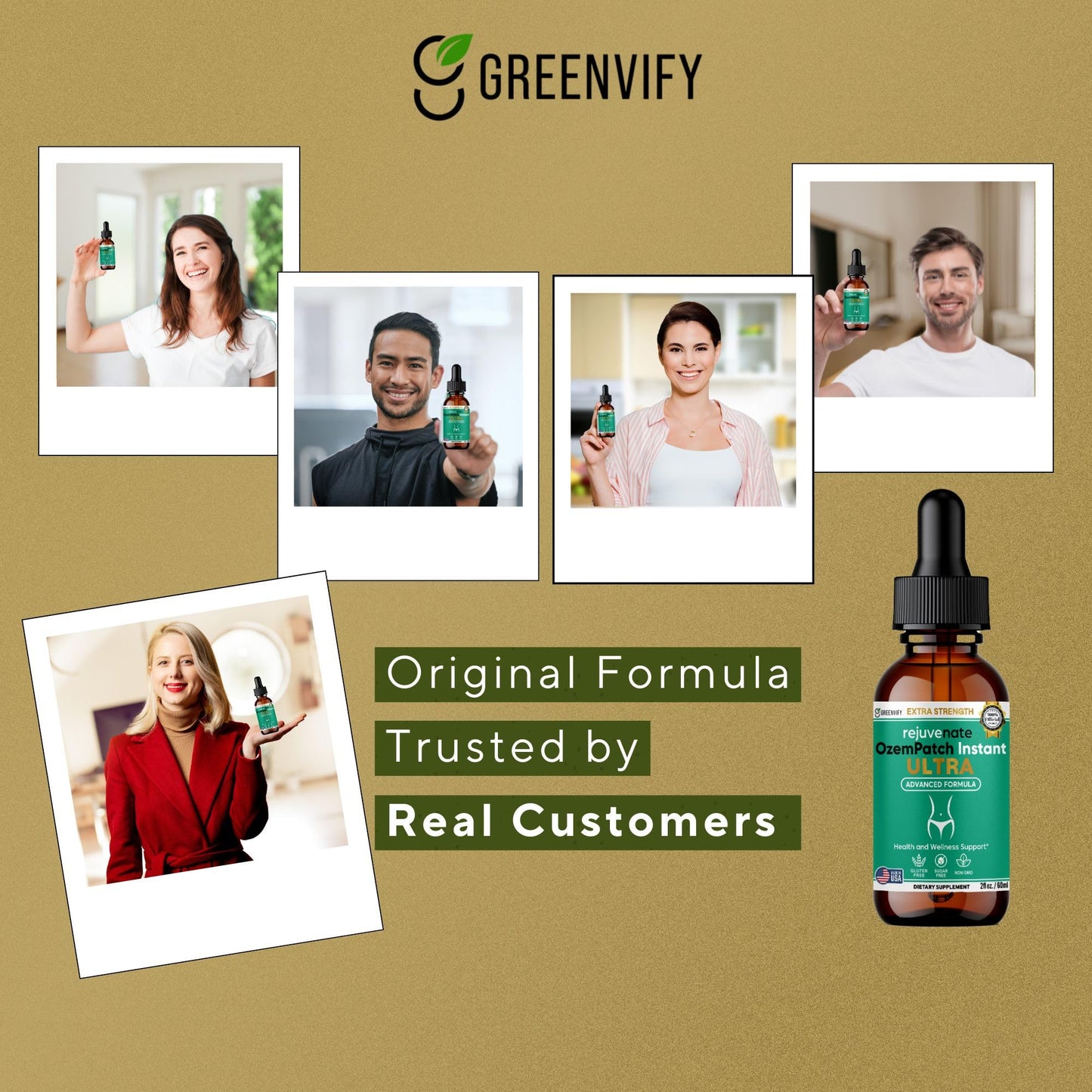 GREENVIFY Rejuvenate OzemPatch Instant Ultra Advanced Formula Capsule 60 Capsules