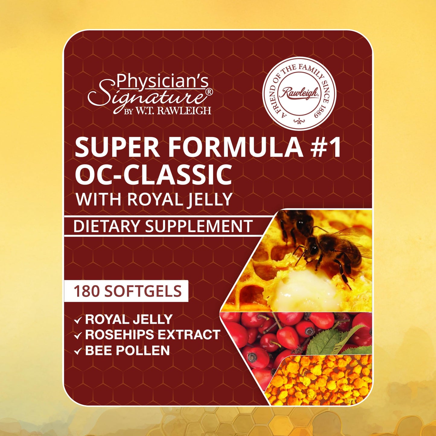 Rawleigh Super Formula No. 1 OC Classic Softgels, 180 Count
