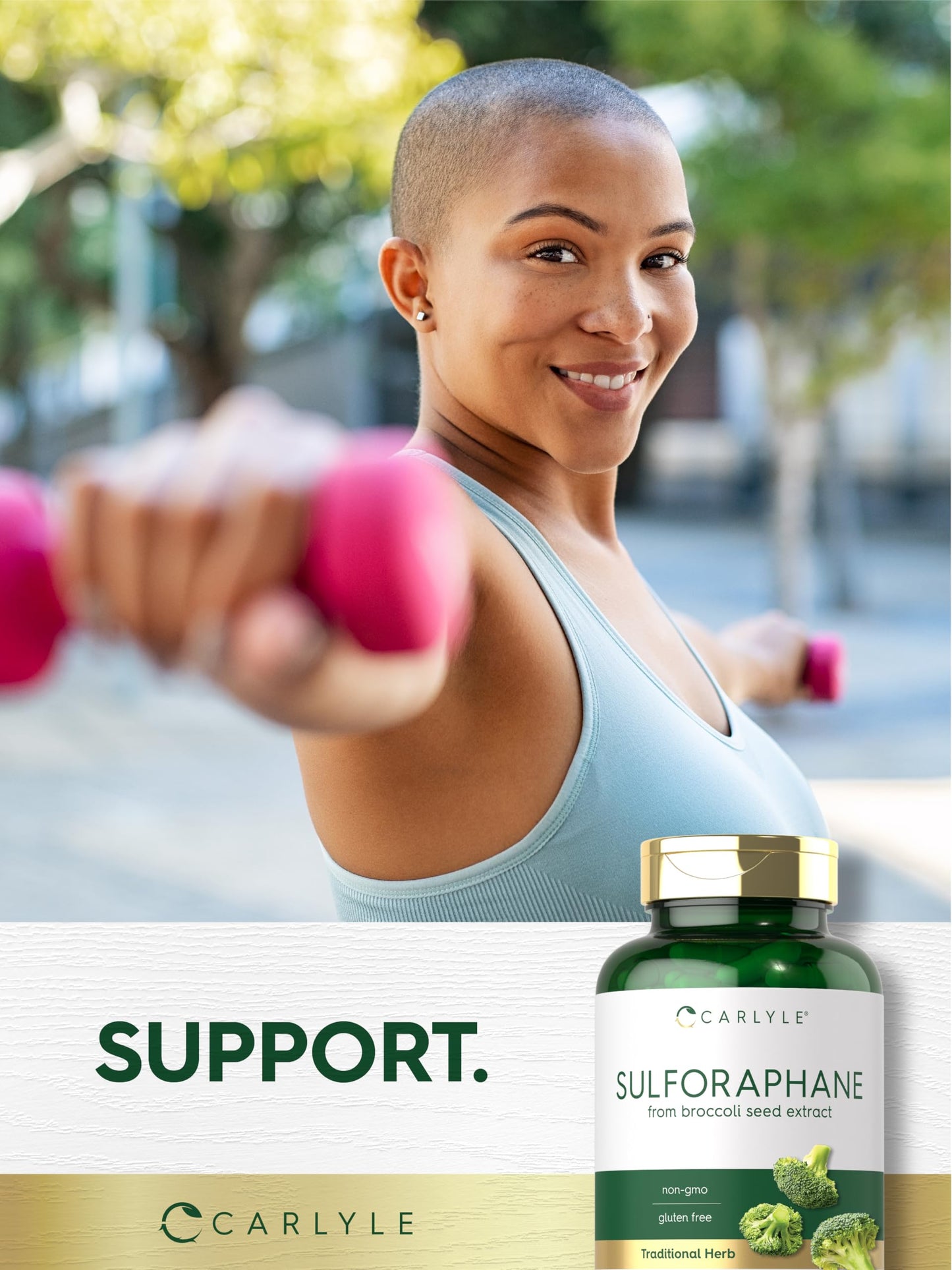 Carlyle Sulforaphane Supplement Capsule 180 Count