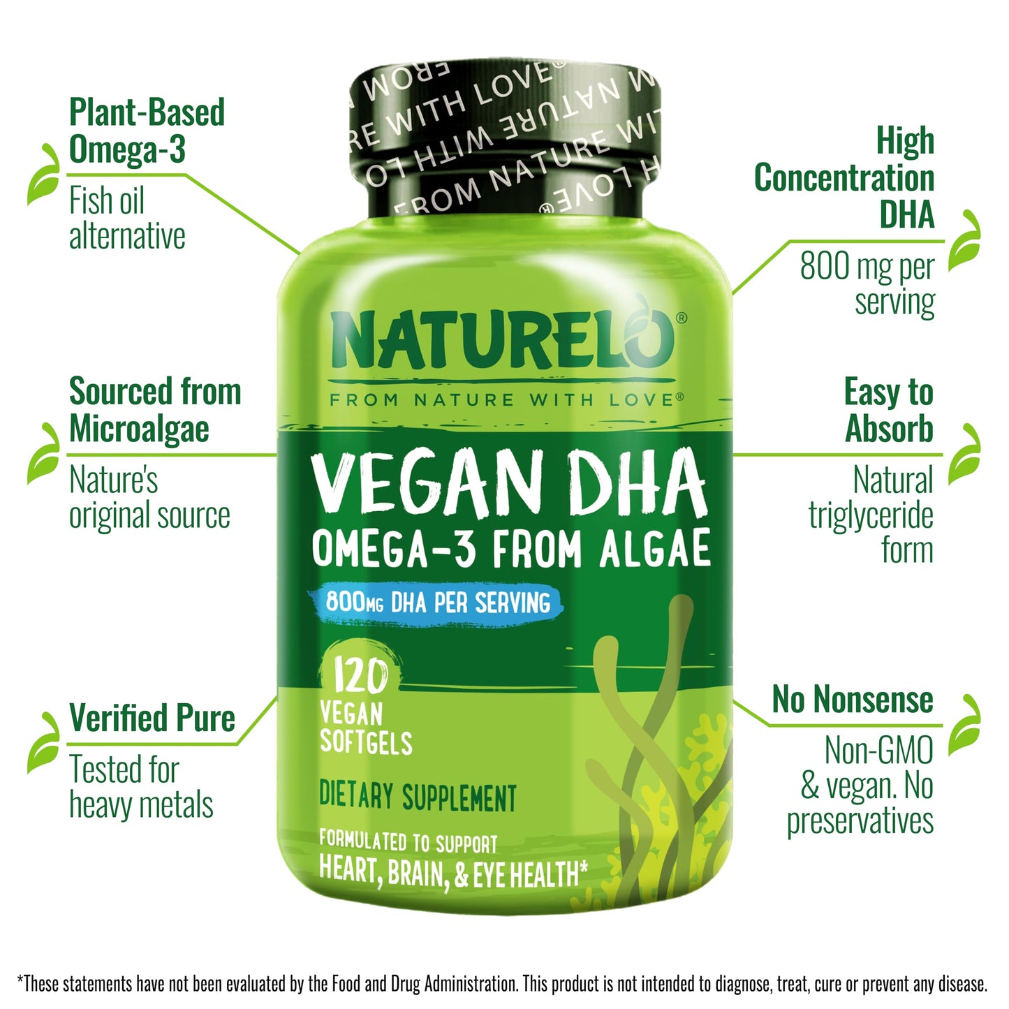 Naturelo Vegan DHA Capsule 120