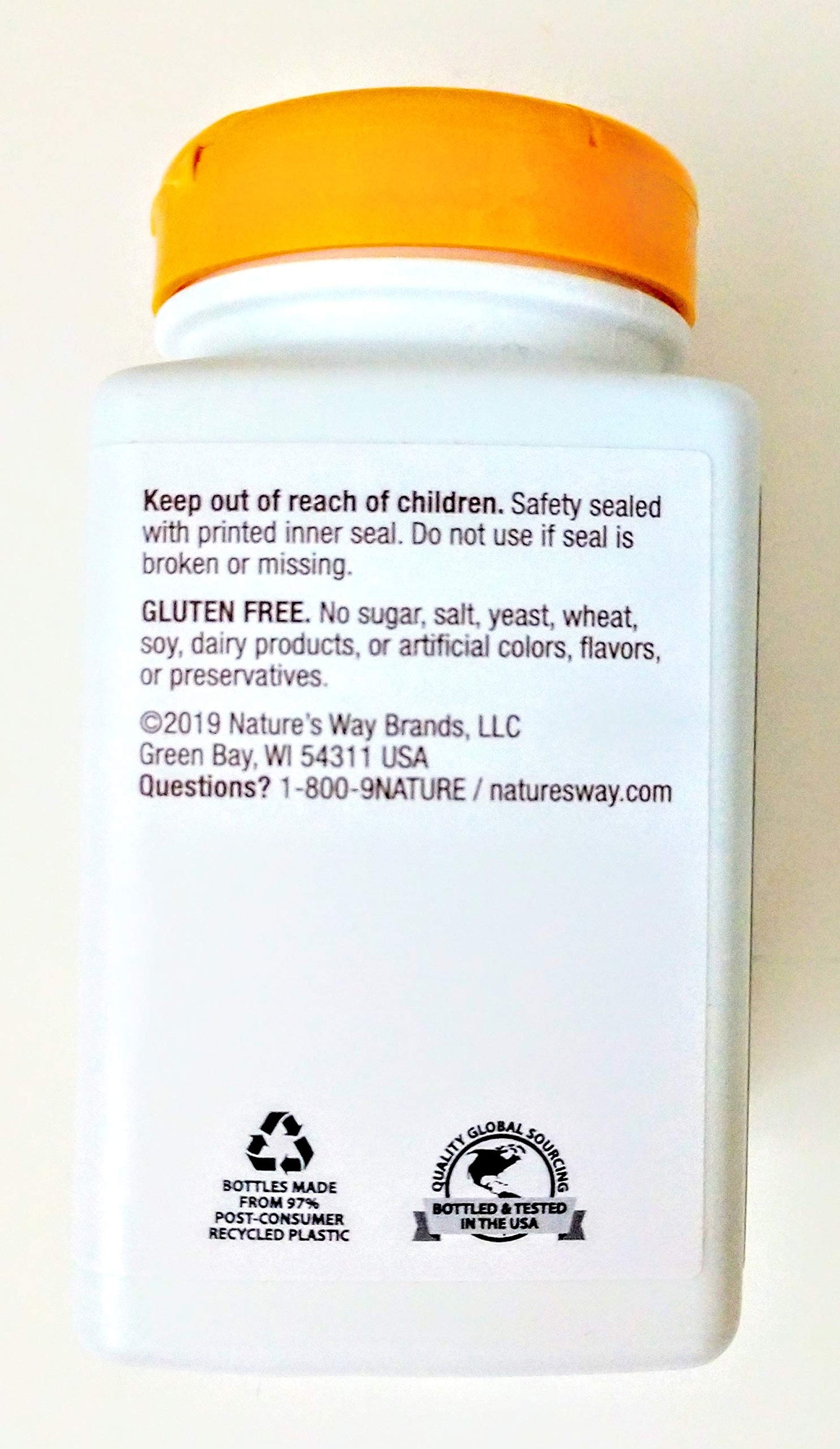 Nature's Way Calcium Magnesium & Vitamin D Capsules, 200 Count