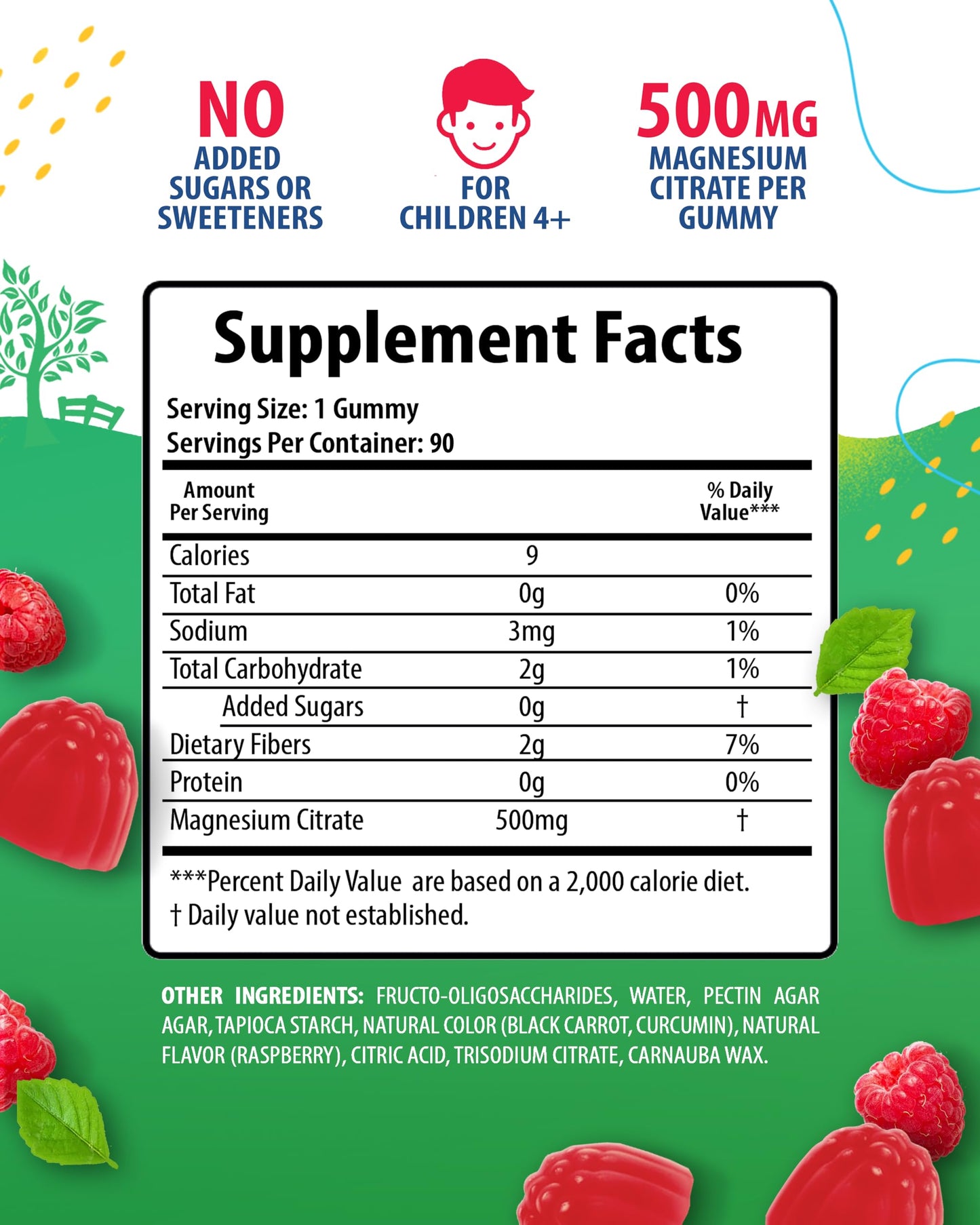 Sunny Sam Iron & Magnesium Gummies for Kids & Adults, 60 Count