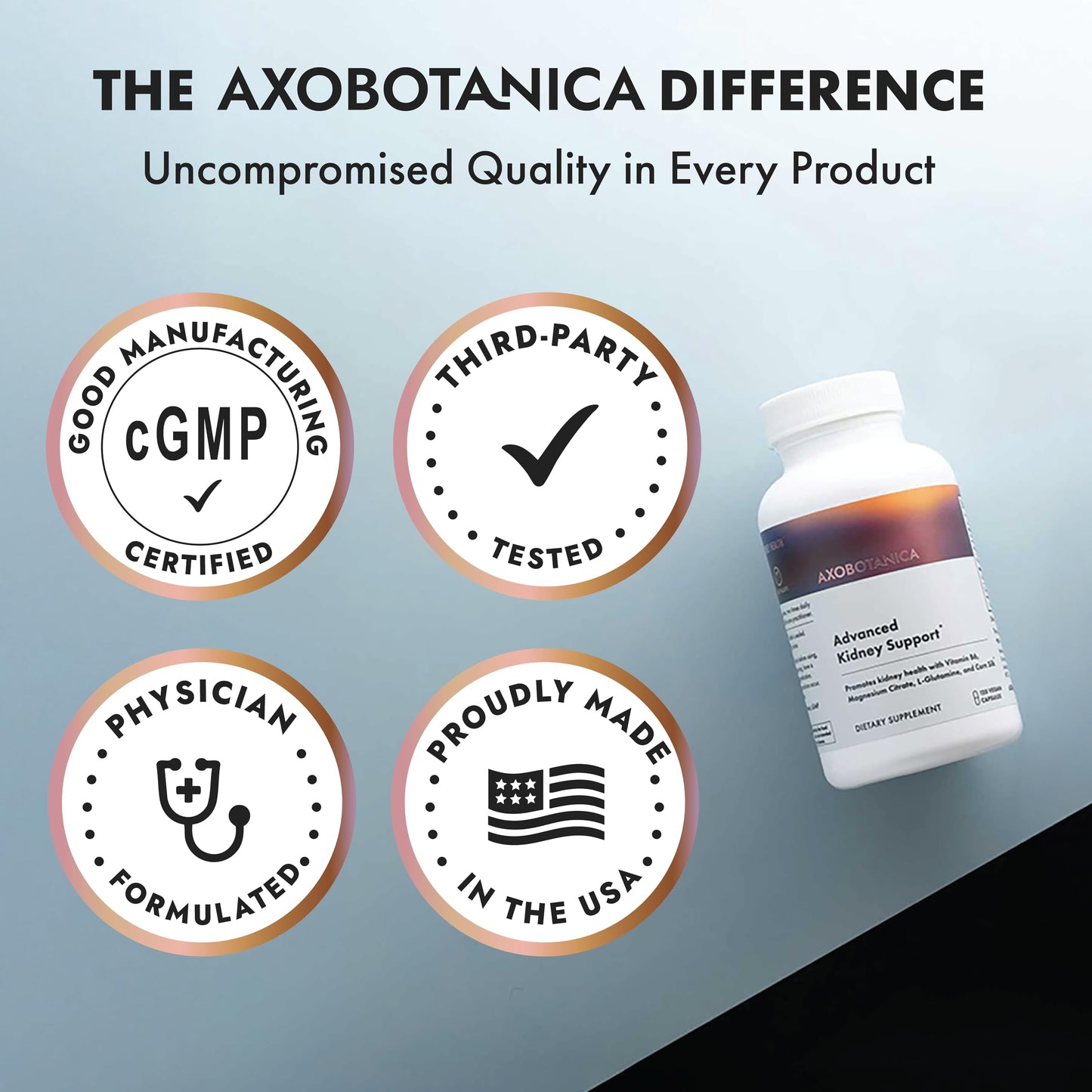 Axobotanica Kidney Cleanse Detox & Repair Formula with Vitamin B6, Magnesium & Cornsilk for Urinary Tract & Bladder Support Herbal Supplements, 240 Capsules