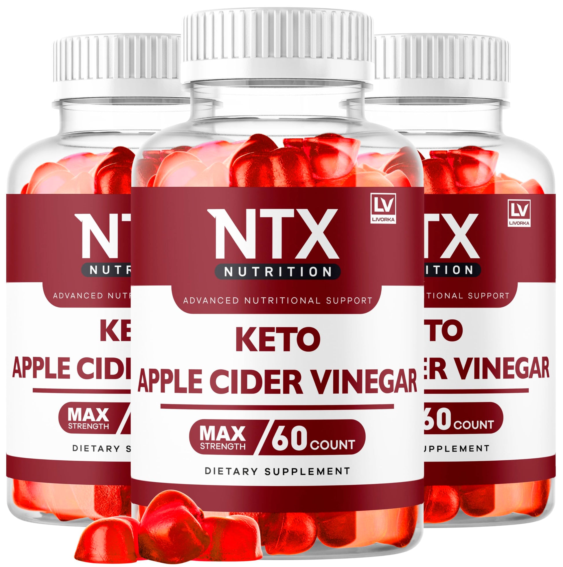 LIVORKA NTX Nutrition Keto Gummies 180 Gummies