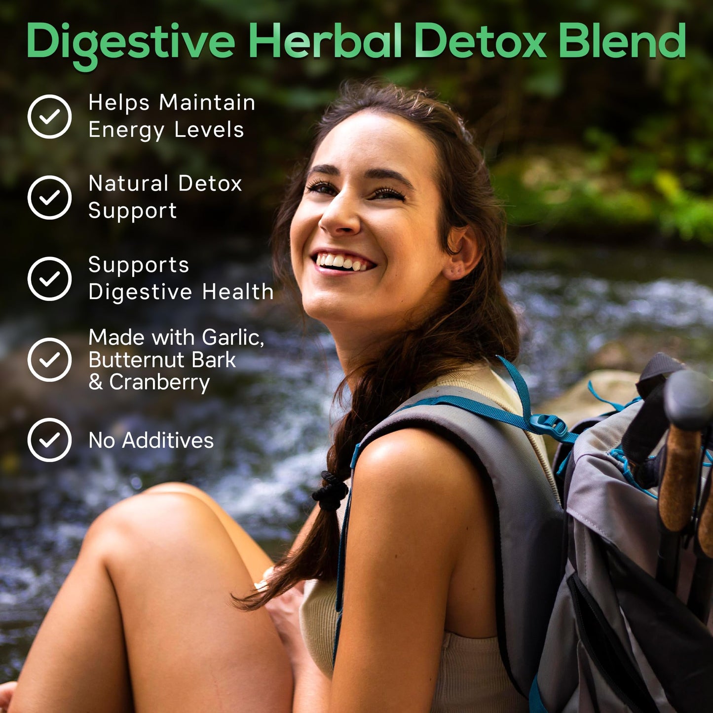 Parker Naturals Intestinal Cleanse for Adults – Extra Strength Intestine Cleanse and Detox Supplements with Black Walnut Hull, Wormwood, and Echinacea, 60 Capsules
