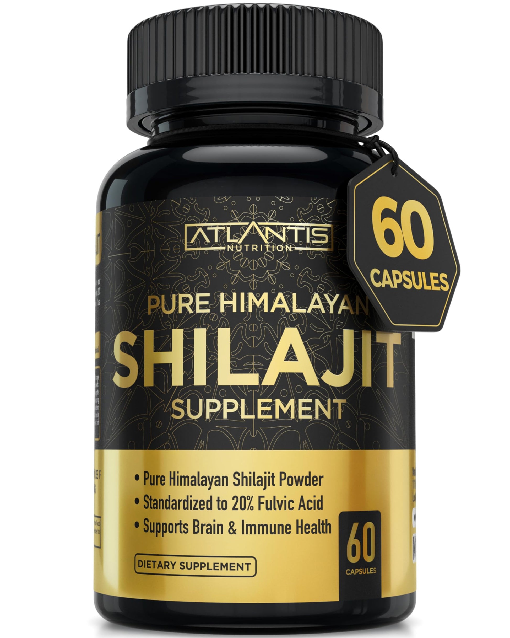 Atlantis Nutrition Himalayan Shilajit Capsules, 60 Capsules
