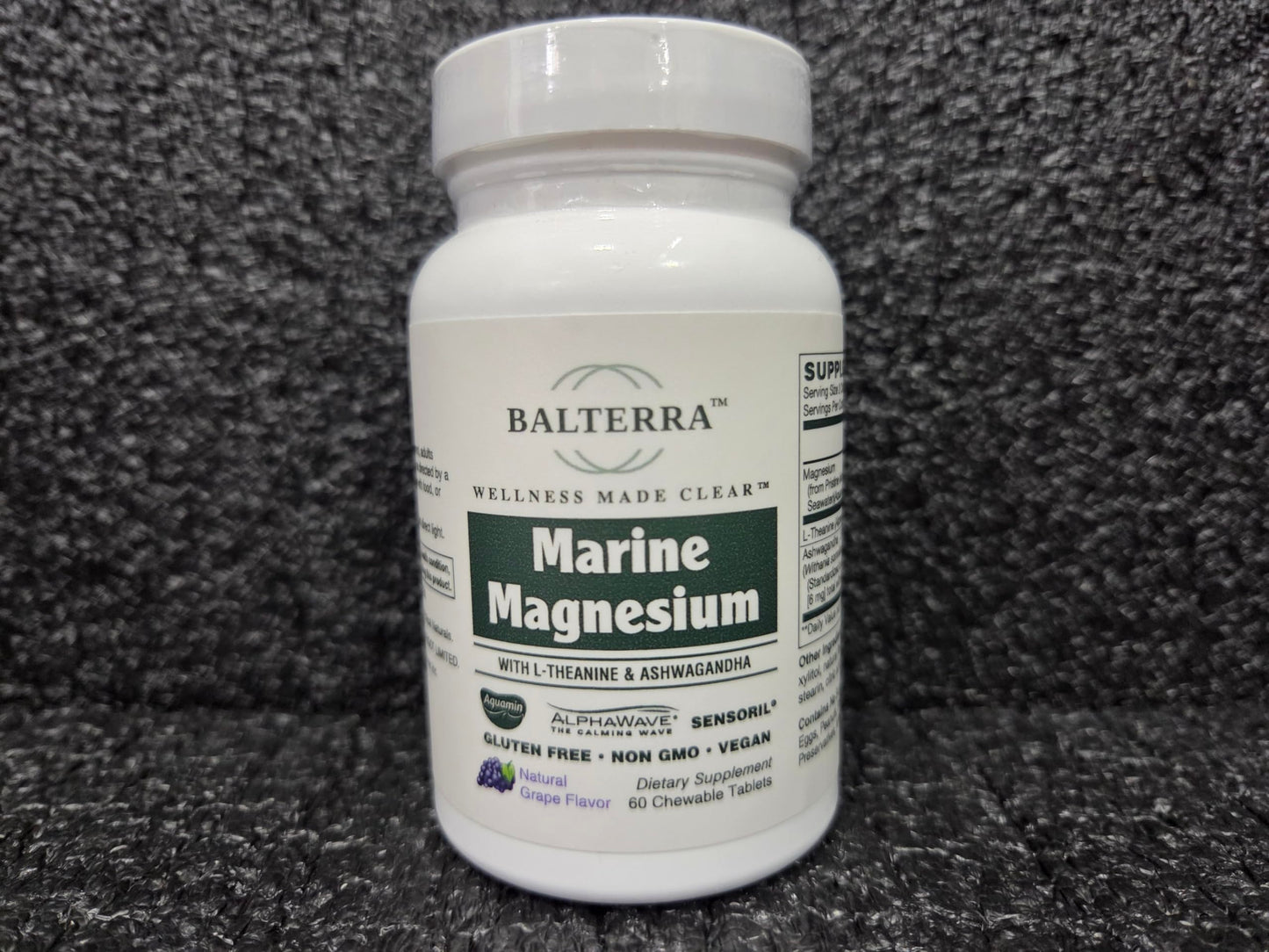 Wellness Made Clear Balterra Marine Magnesium Chewable 60 Count