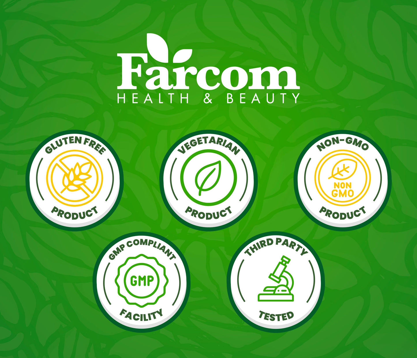 Farcom Magnesium L-Threonate 2000mg Capsules, 60 Capsules