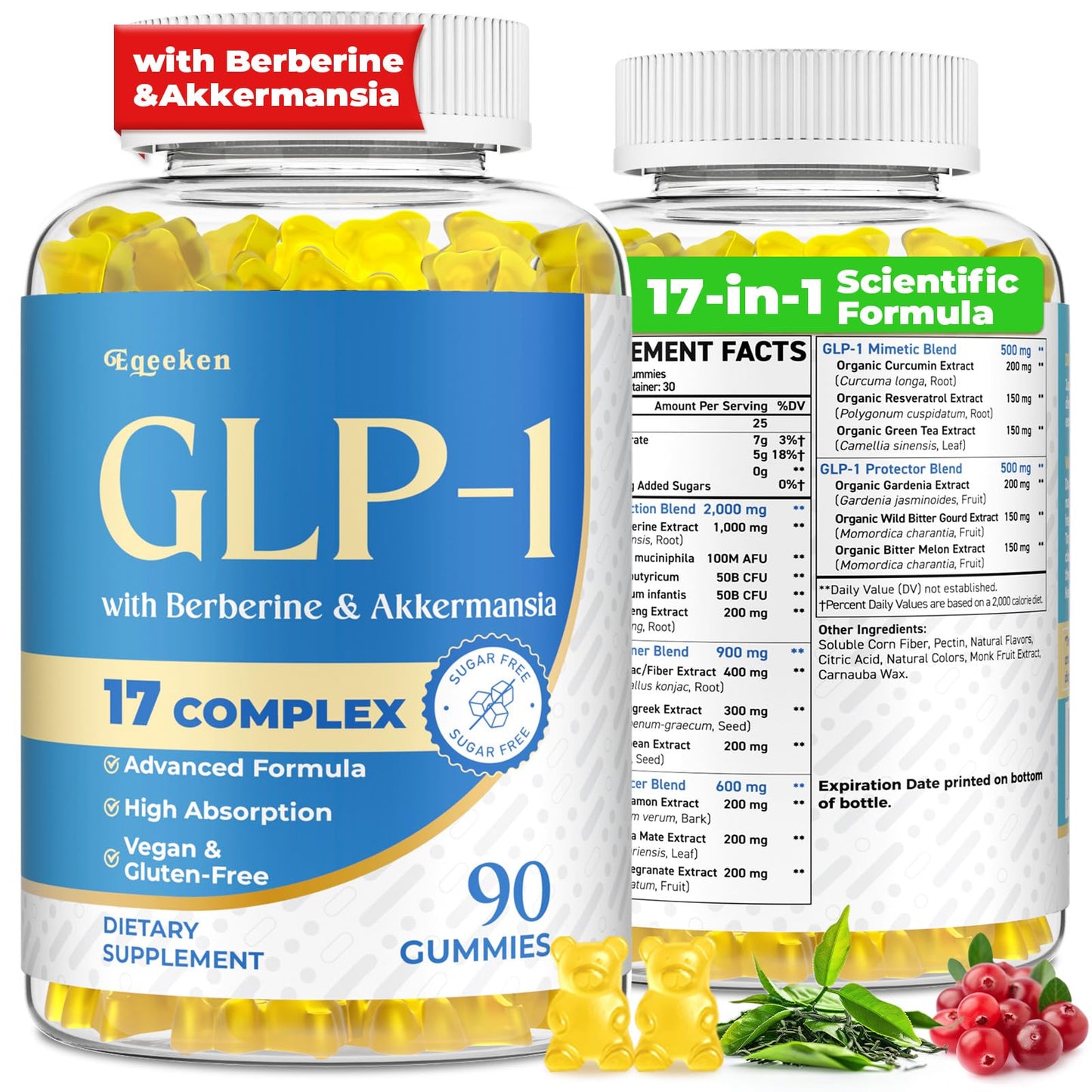 Eqeeken GLP-1 Gummies 90 Count