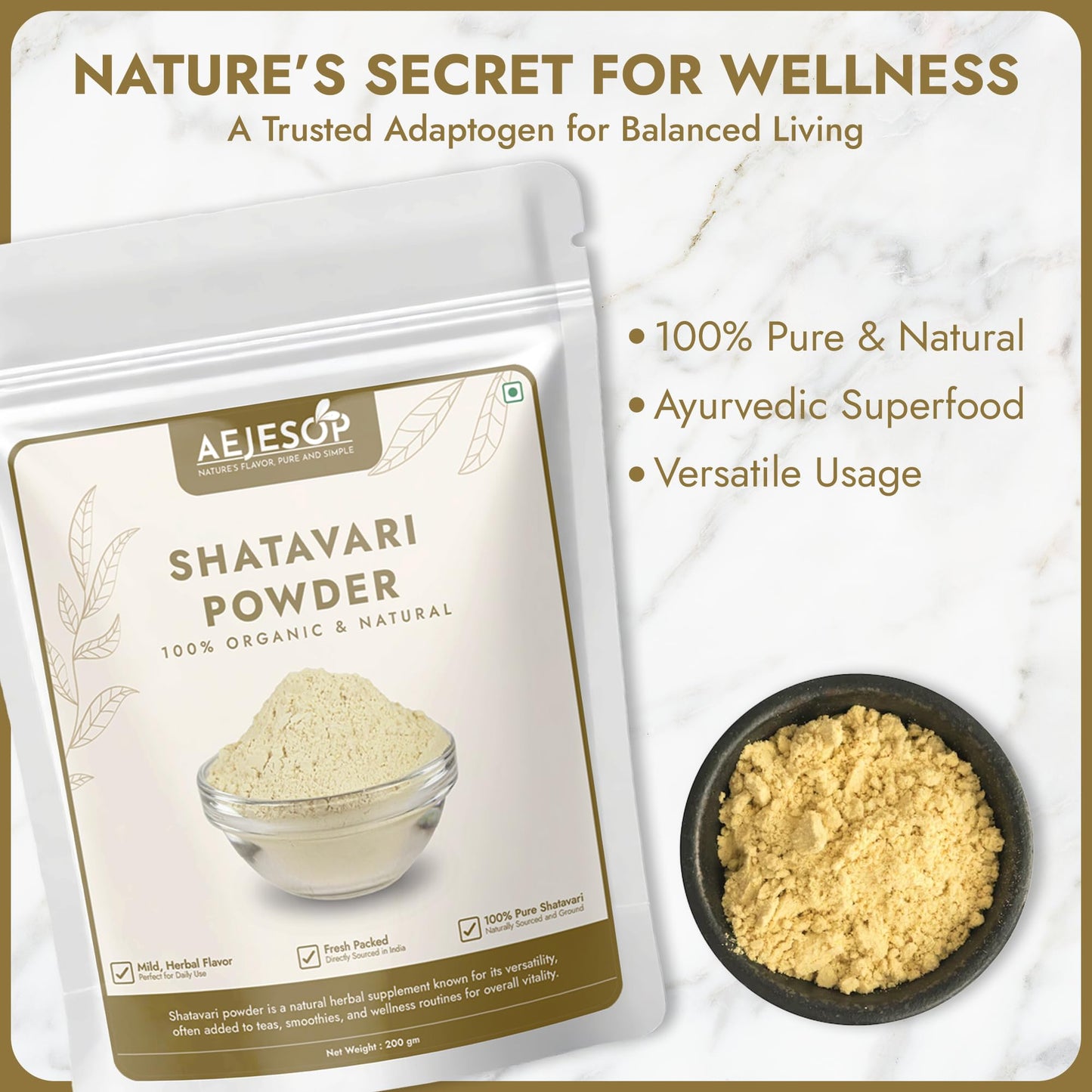 AEJESOP Shatavari Powder 7 oz