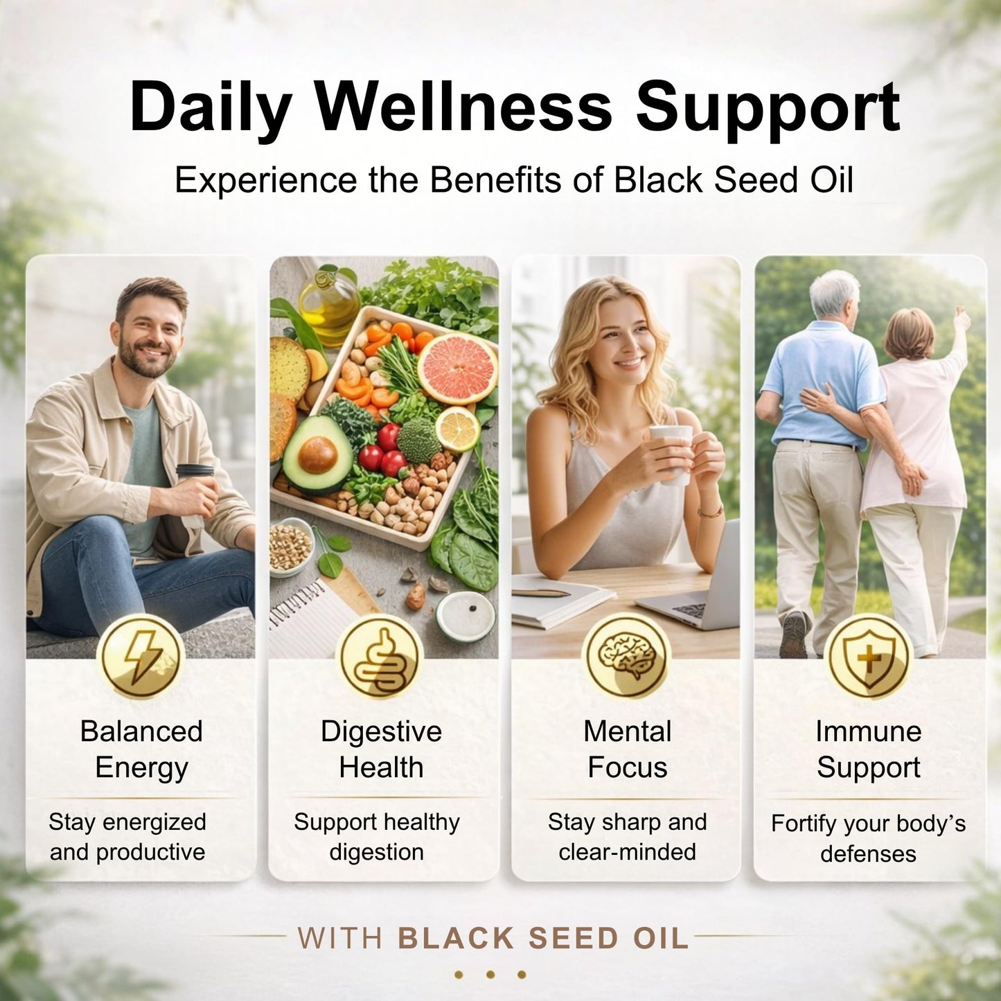 HEQIFU Ethiopian Black Seed Oil Softgel 60 Count