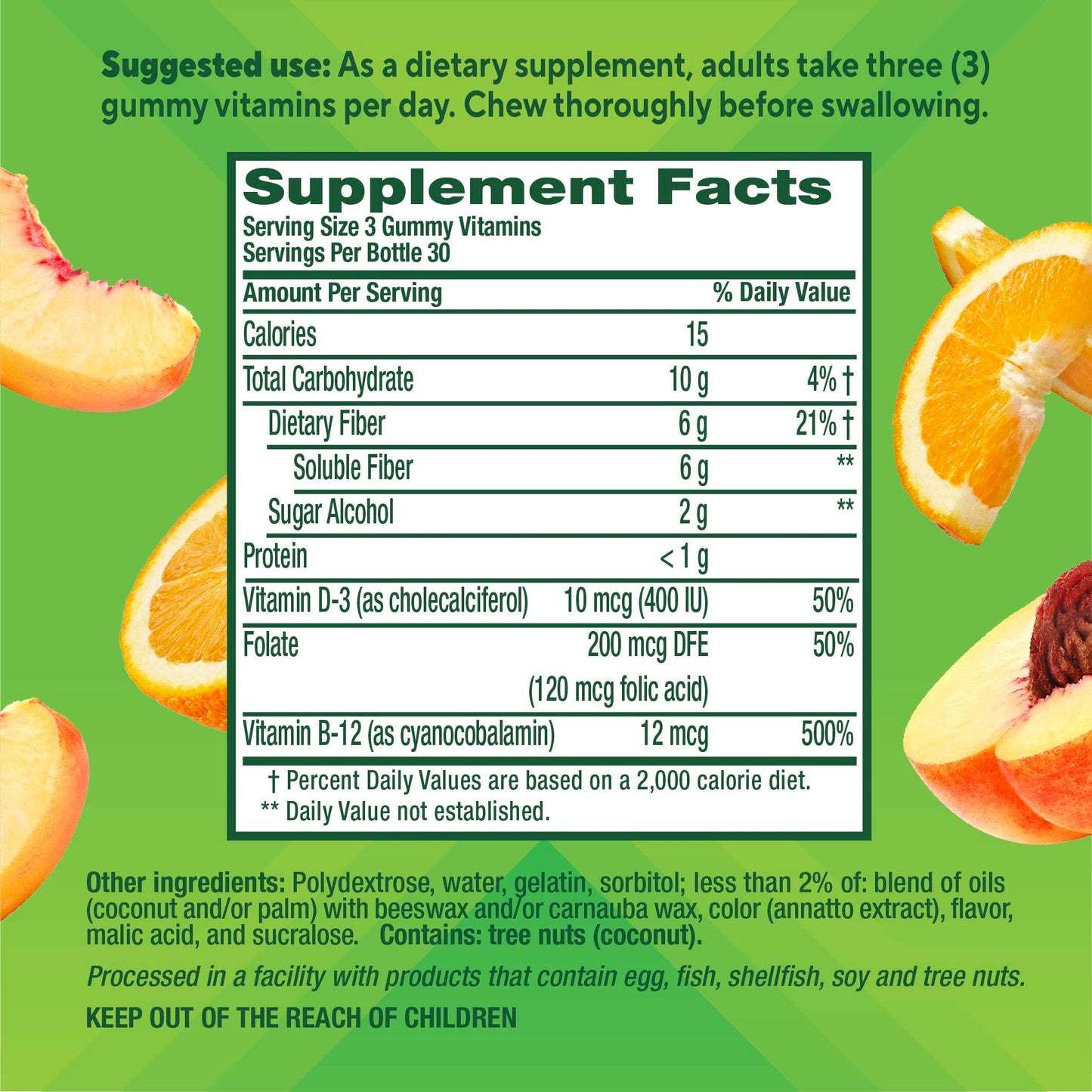 Vitafusion GLP1 Gummy Supplement 90 Gummies
