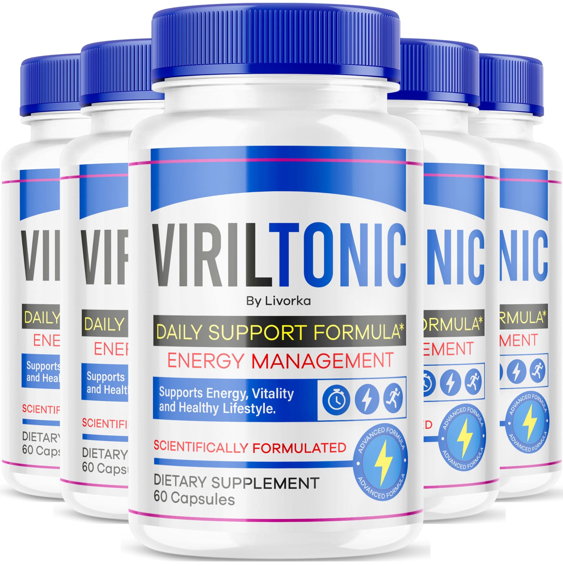 LIVORKA Viriltonic Capsules Advanced Support Formula, 300 Capsules