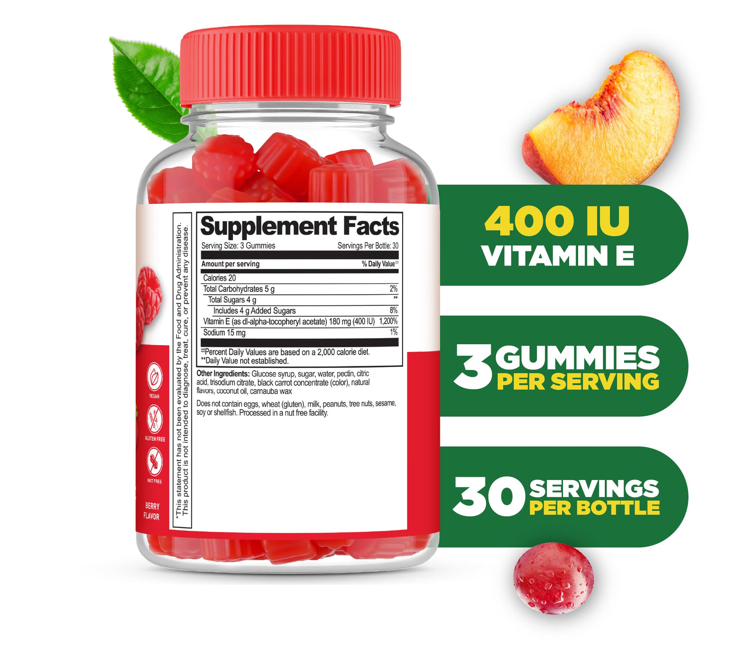 Lifeable Vitamin E Gummies, 90 Count