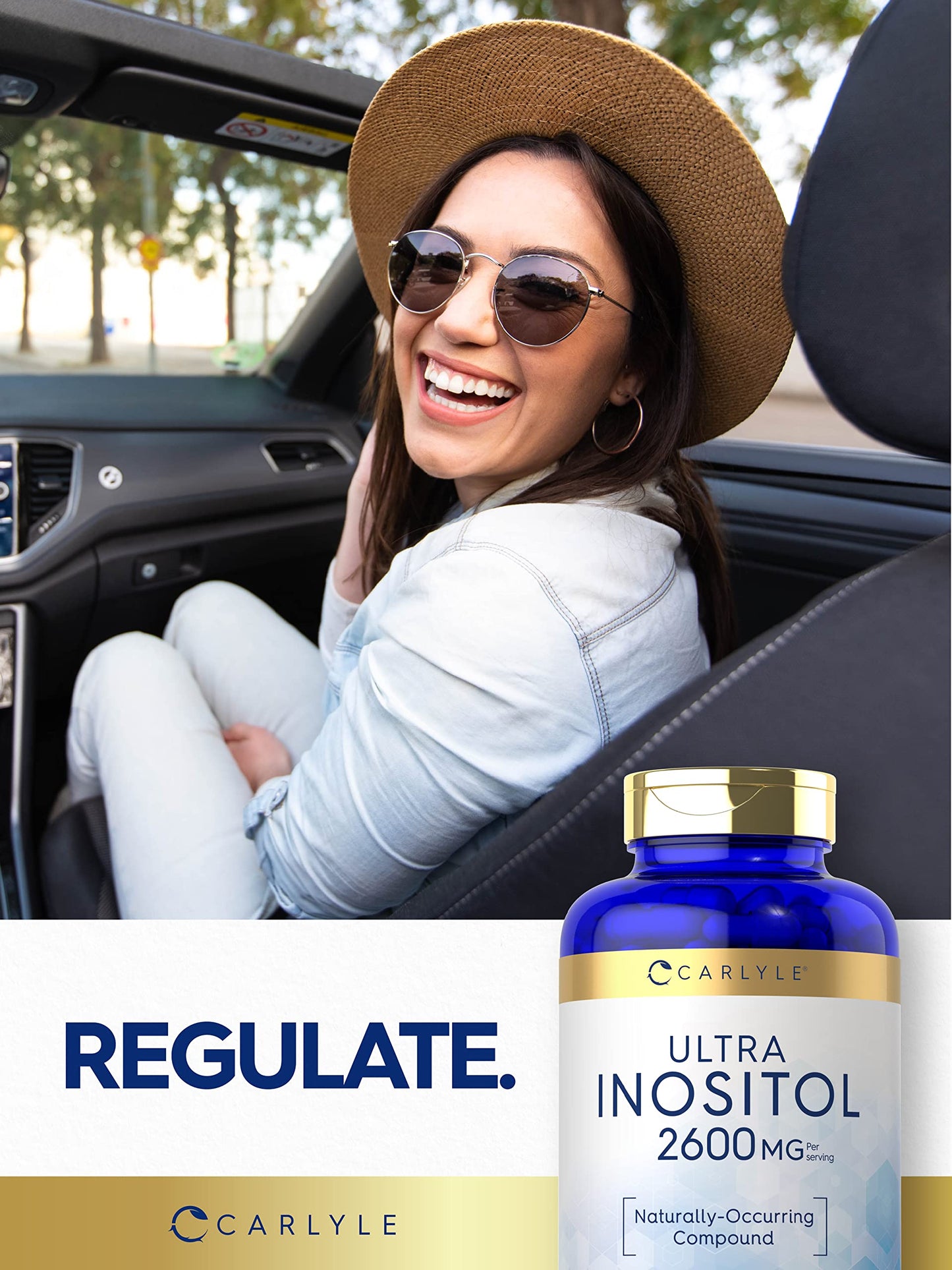 Carlyle Inositol Supplement Capsules 200 Count