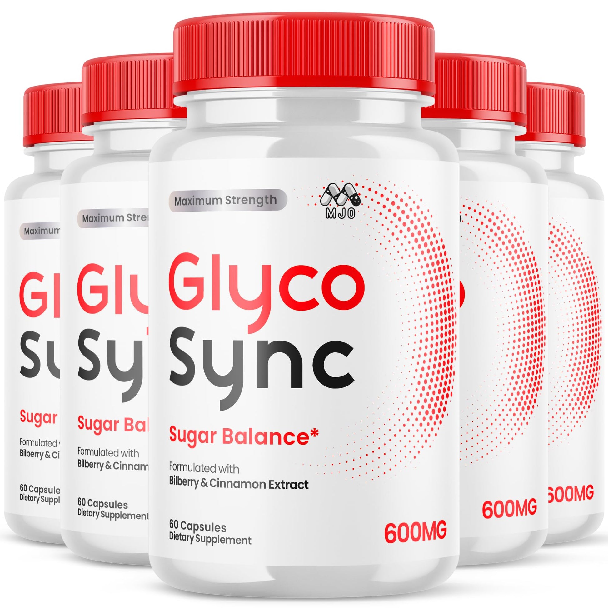 MJO Glyco Sync Capsules, 300 Capsules