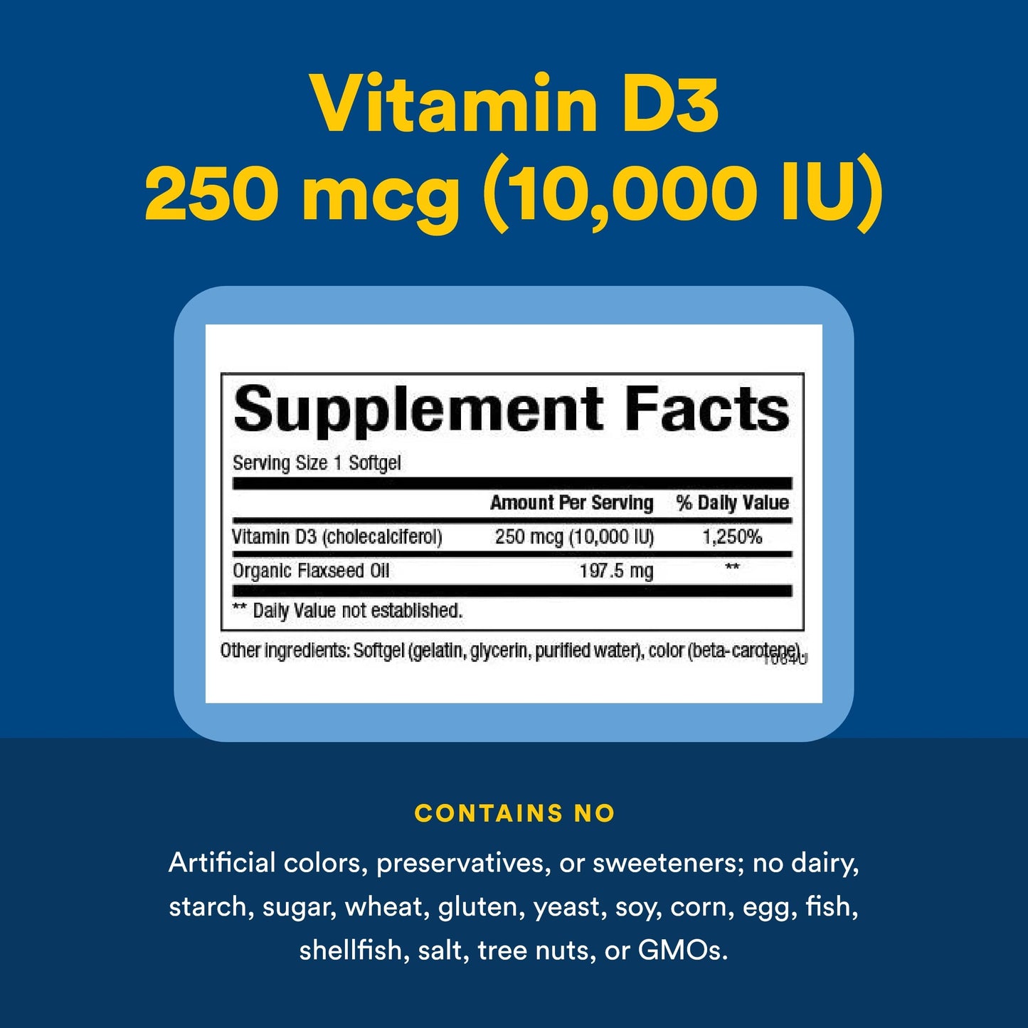 Natural Factors Vitamin D3 Softgels 120