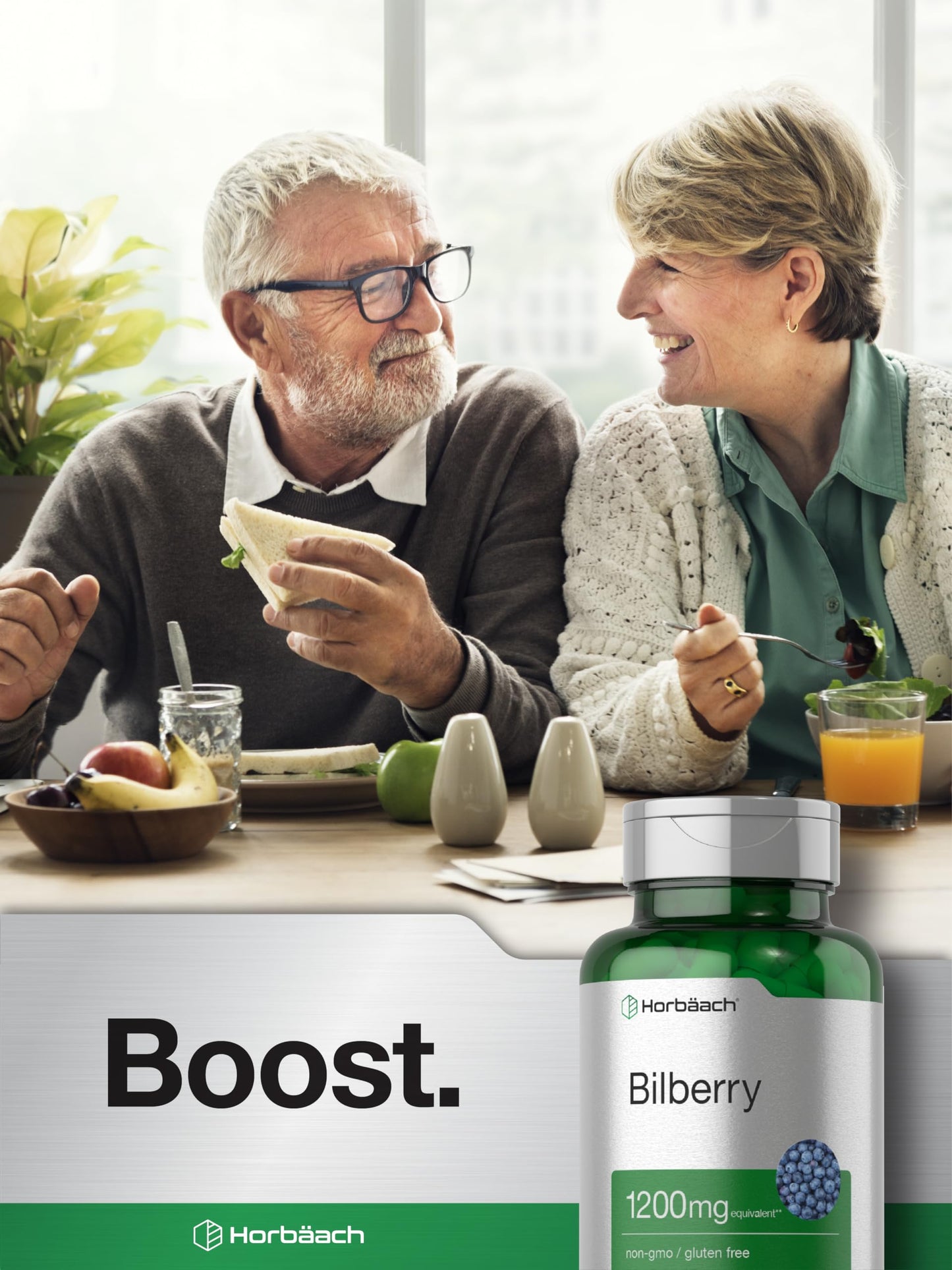 Horbäach Bilberry Fruit Extract Capsule, 100 Capsules