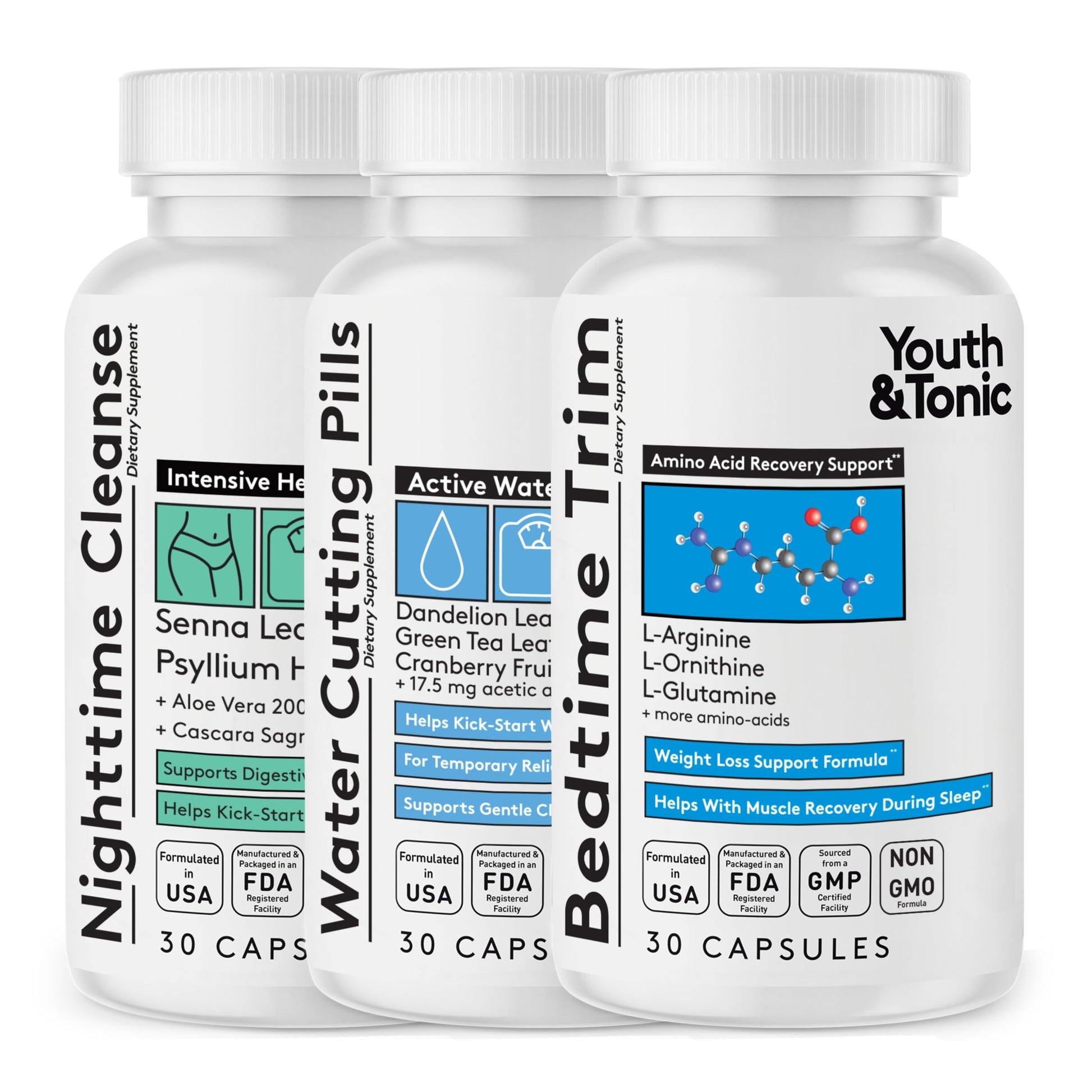 Youth & Tonic Sculpt Lean Cleanse, 90 Capsules