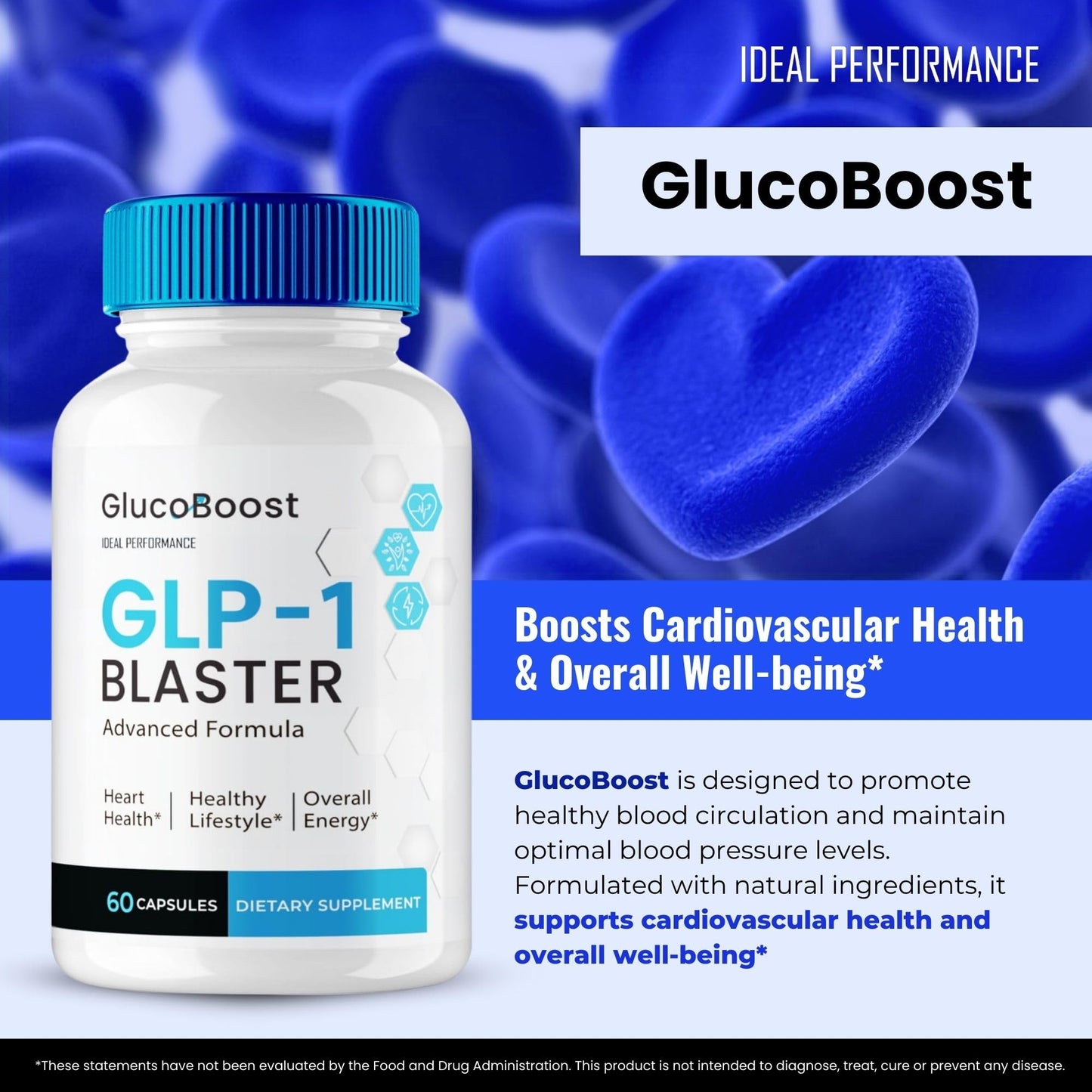 IDEAL PERFORMANCE GlucoBoost Capsules, 60 Count