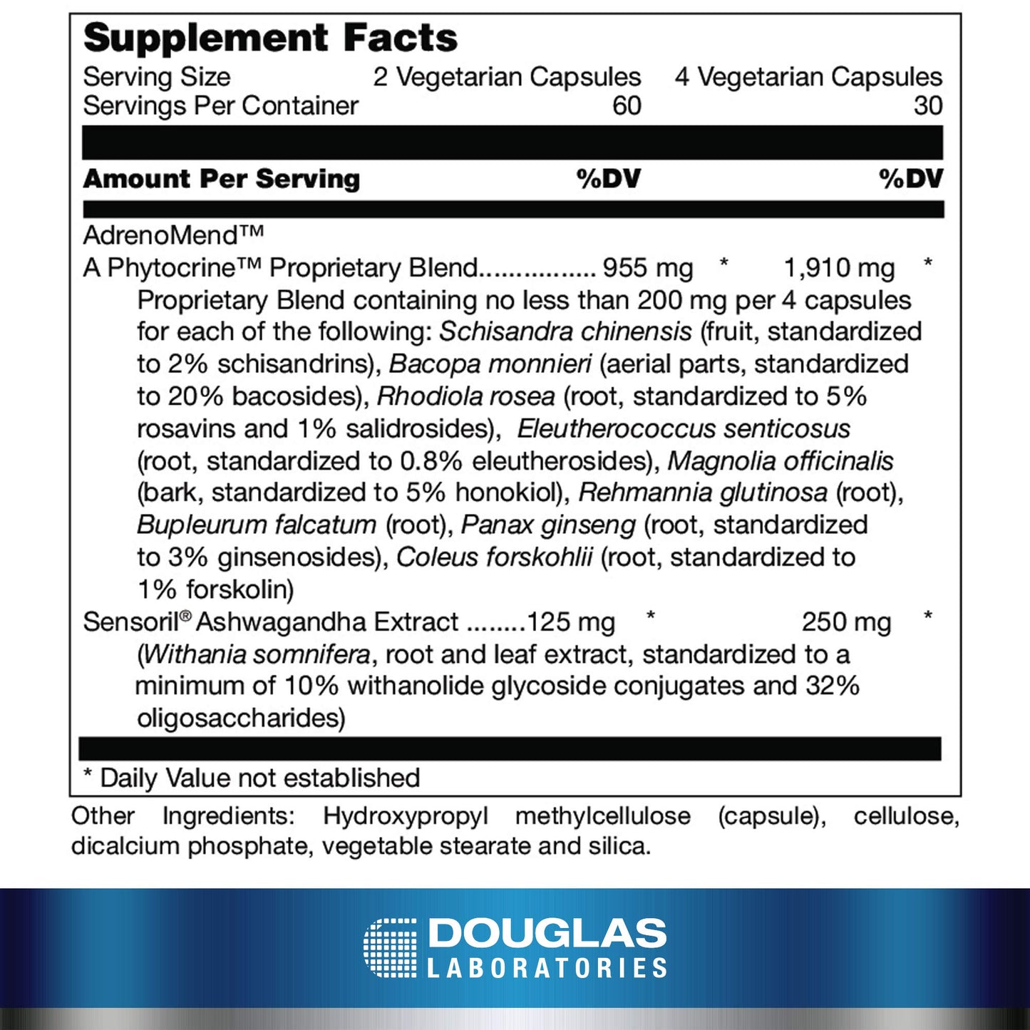 Douglas Laboratories AdrenoMend 120 Capsules