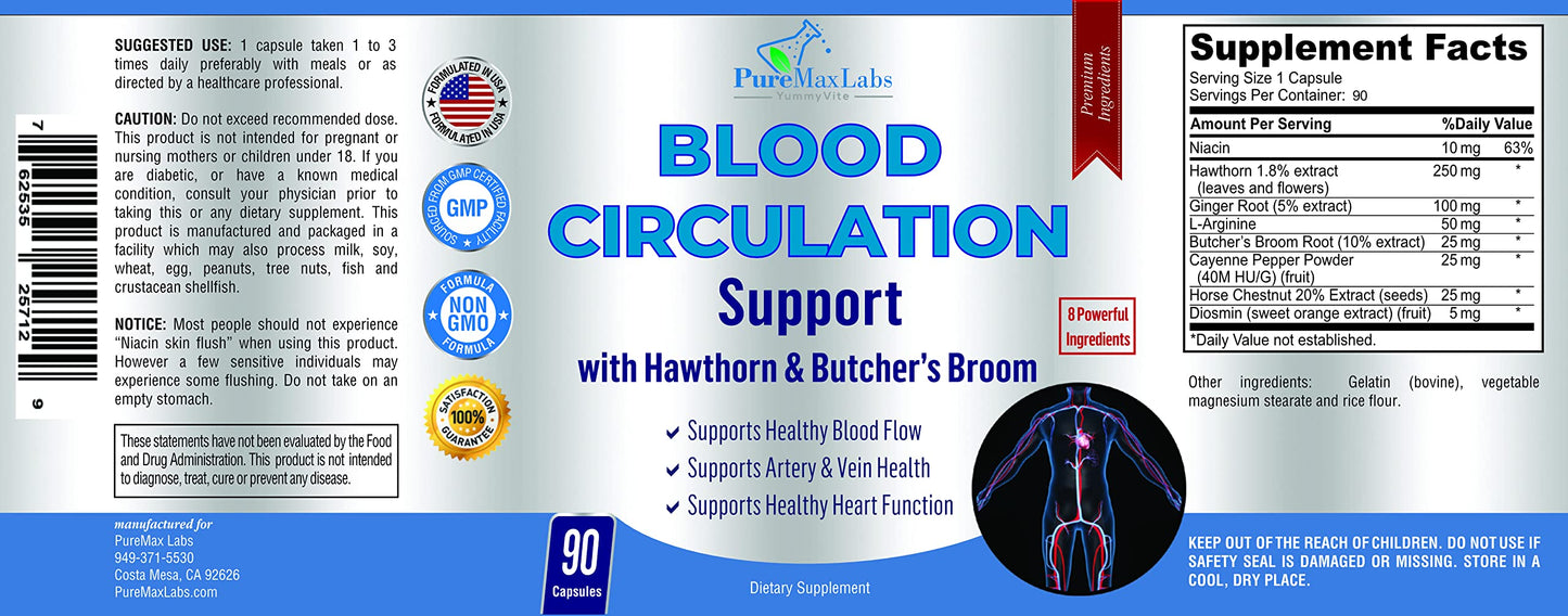 YUMMYVITE Blood Circulation Supplement Capsule 90