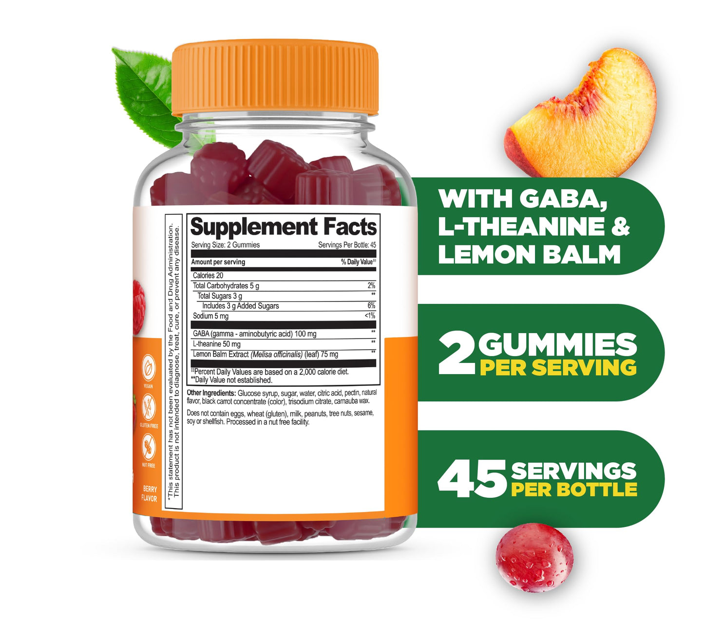 Lifeable Stress Aid Gummies for Teens 90 Count