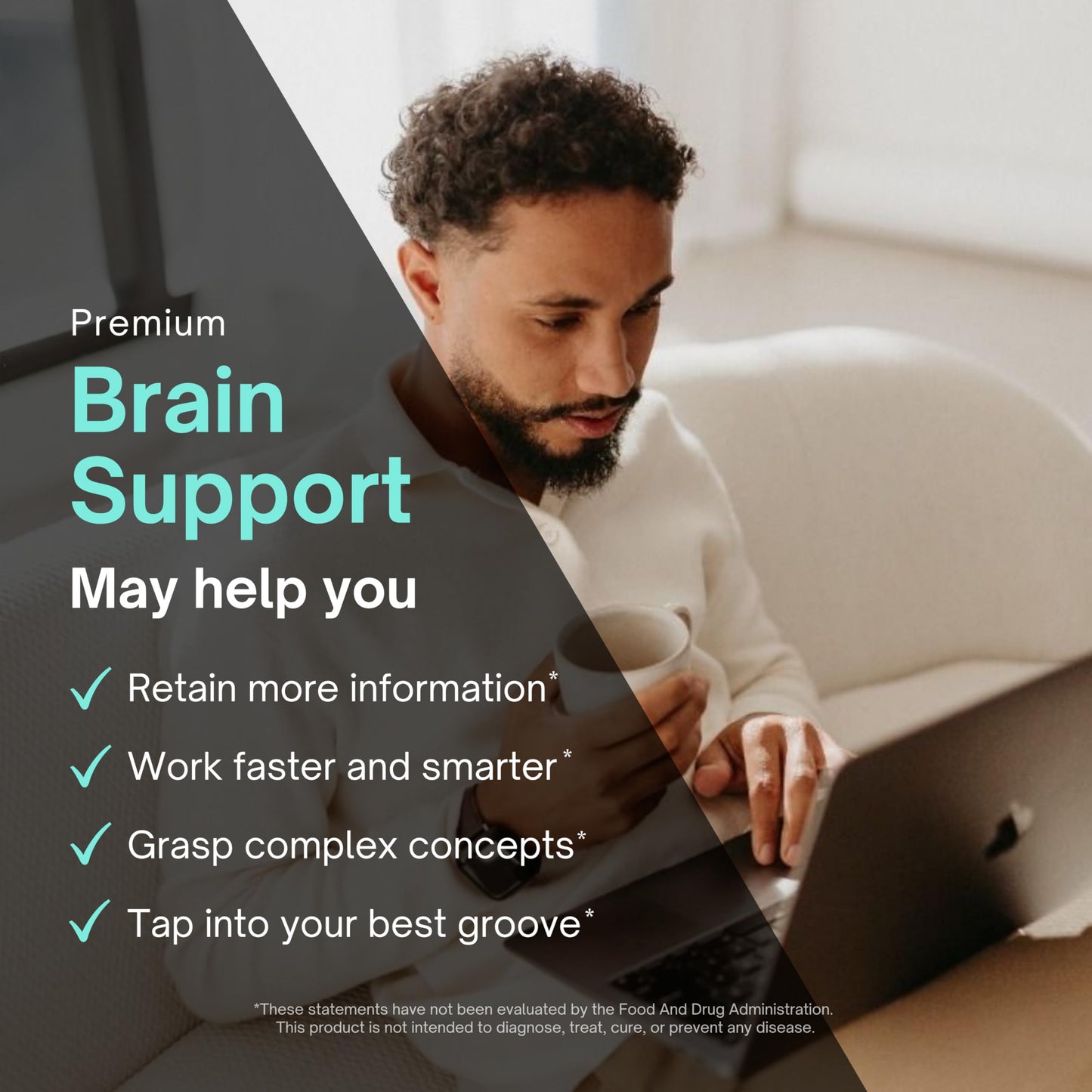 ALTAGAMMA Nootropic Supplement Capsules, 60 Capsules