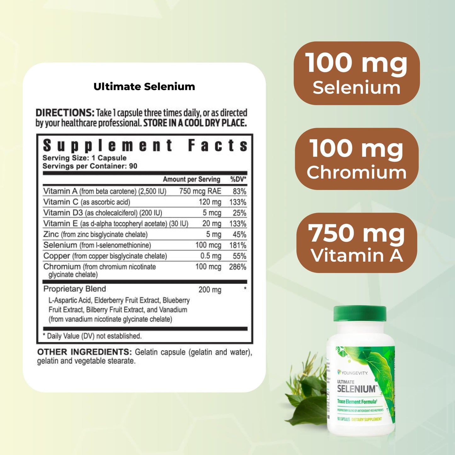 Youngevity Ultimate Selenium + Cofactors Capsules 90