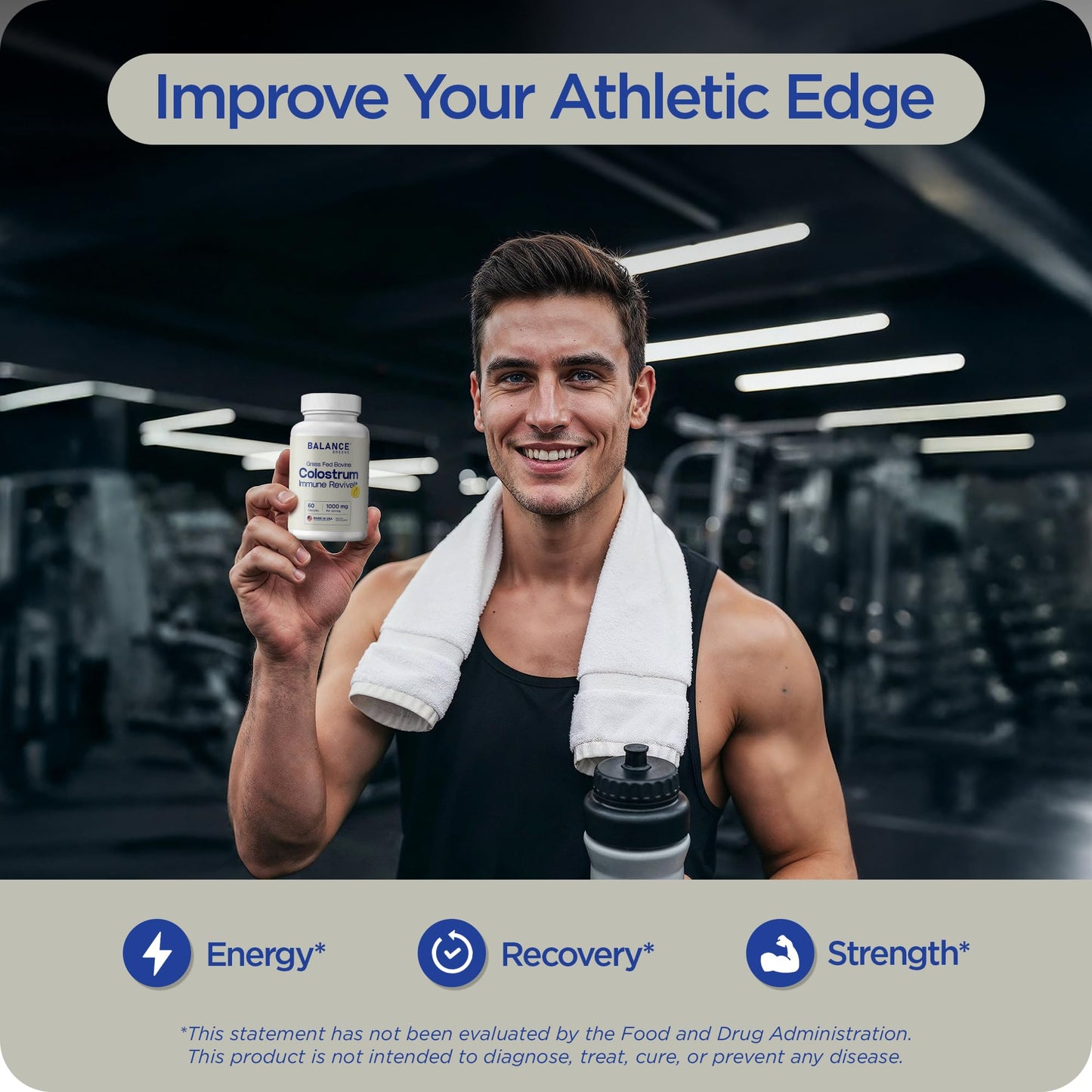 Balancebreens Colostrum 1000mg Capsule 1440 Count
