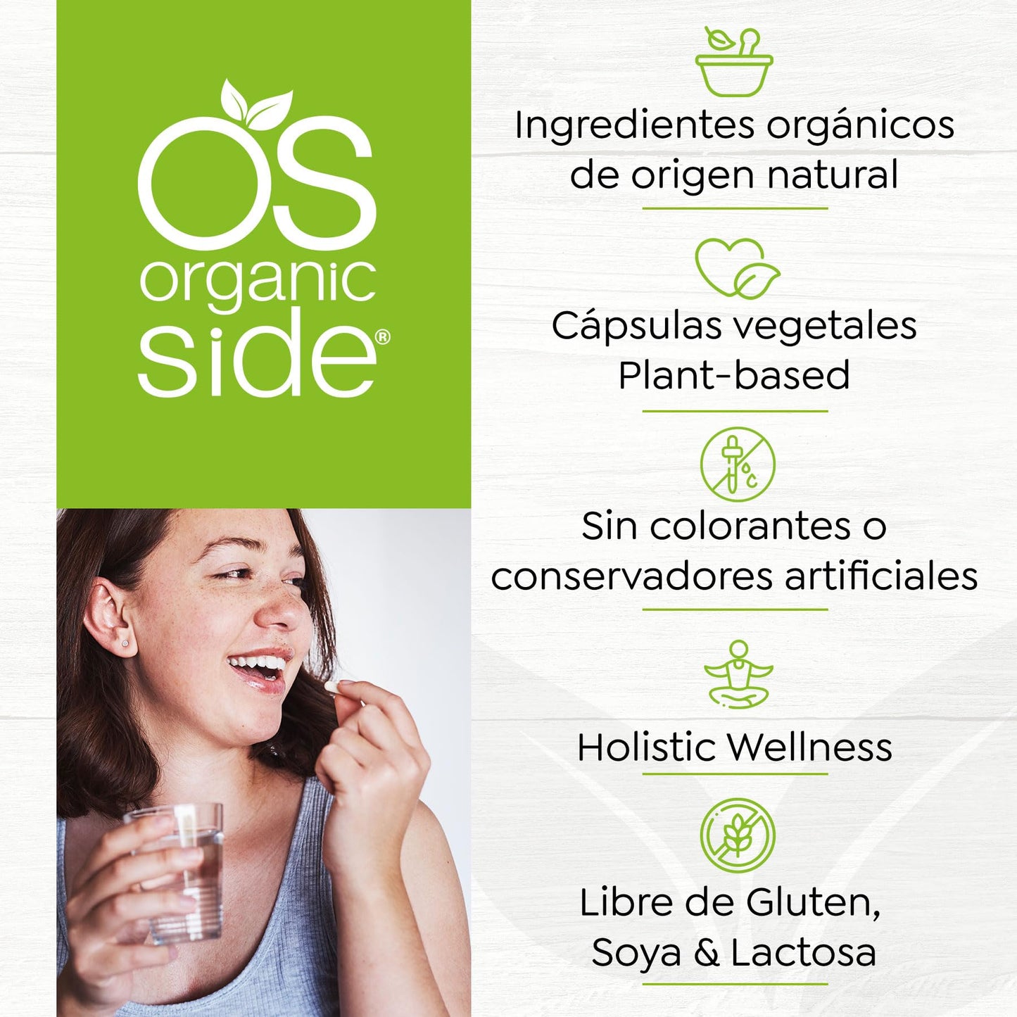 OS Organic Side Organic Cranberry Capsules 0.85 Ounce (Pack of 1)