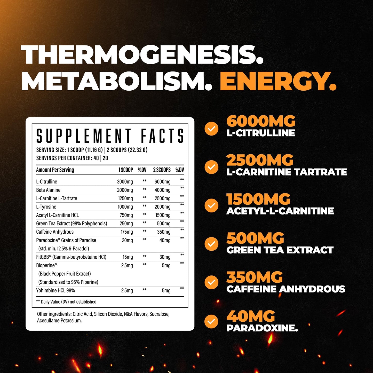 Huge Supplements Wrecked Inferno Thermogenic Pre-Workout Powder, 1