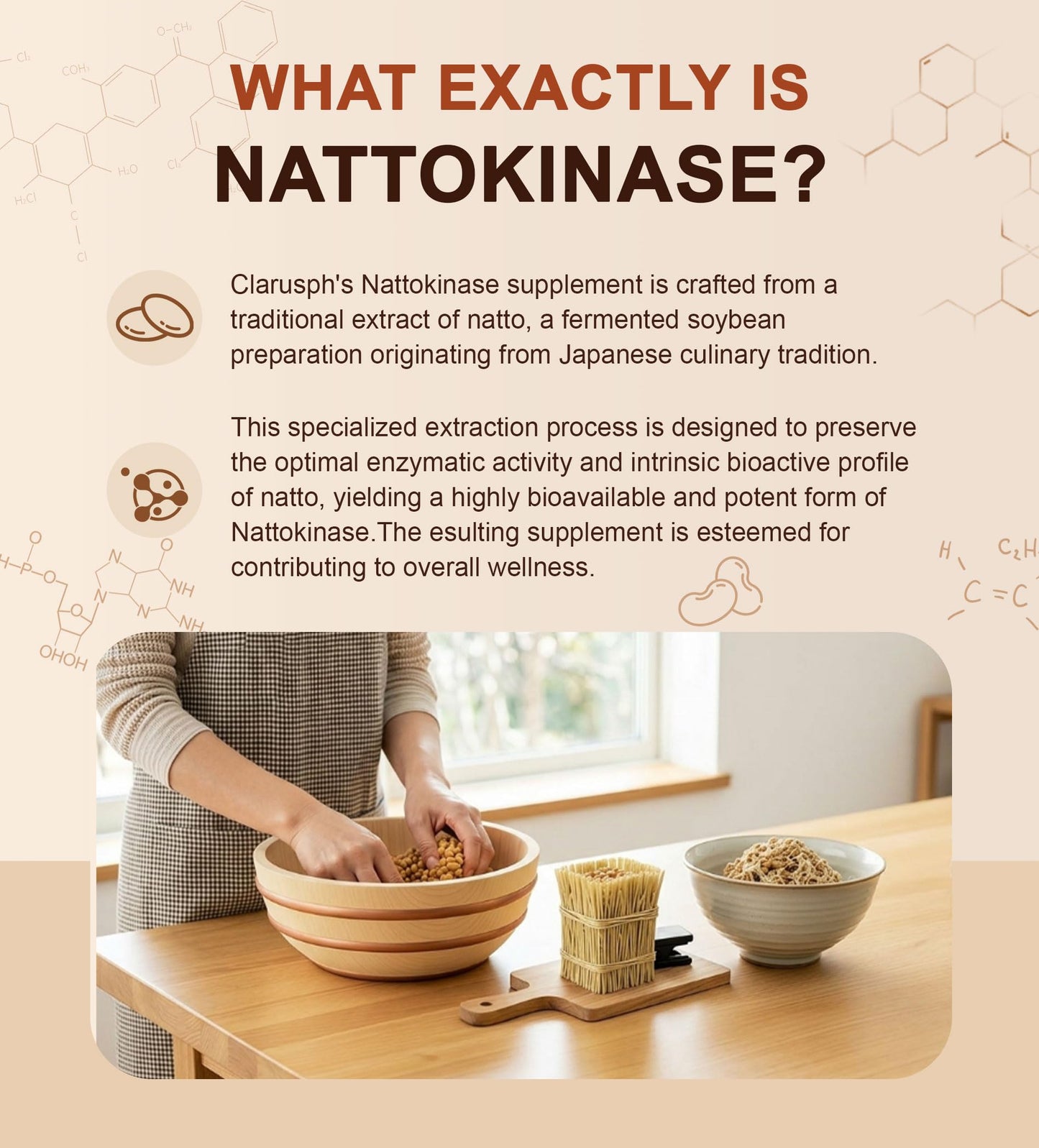 Clenoriko Nattokinase Supplement Capsule 90 Count