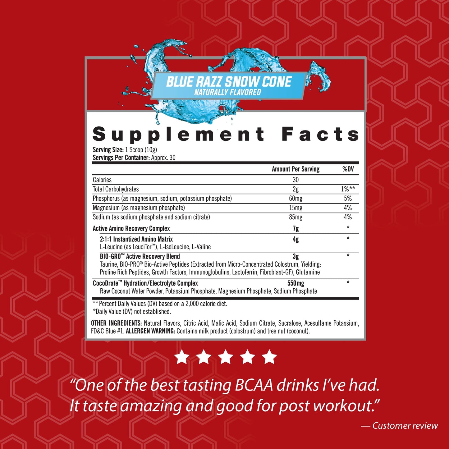 iSatori Amino-GRO BCAA Powder 5.5 Ounce