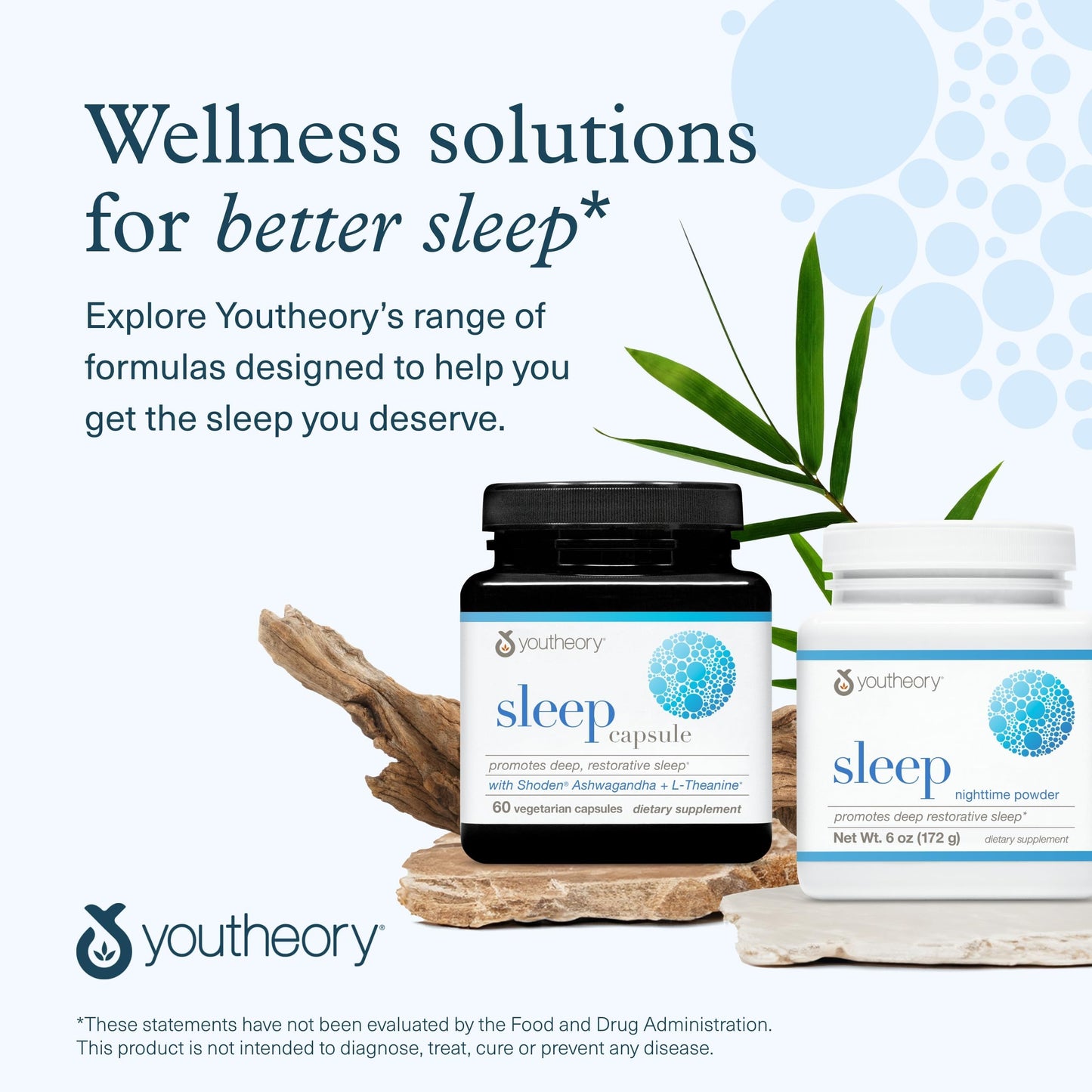Youtheory Sleep Nighttime Powder 6 oz