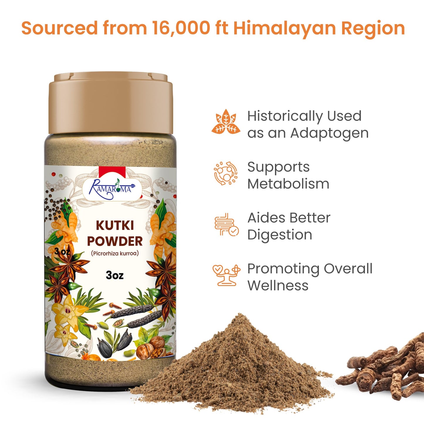 Ramaroma Kutki Root Powder 3 oz