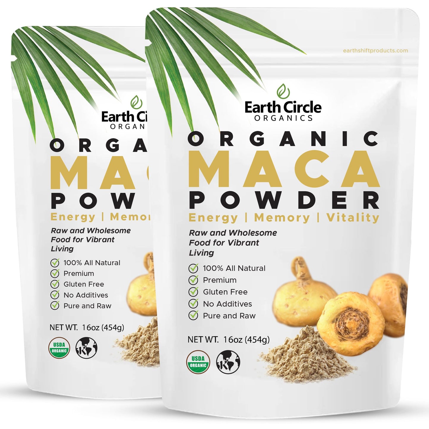 Earth Circle Organics Yellow Maca Root Powder 32 oz